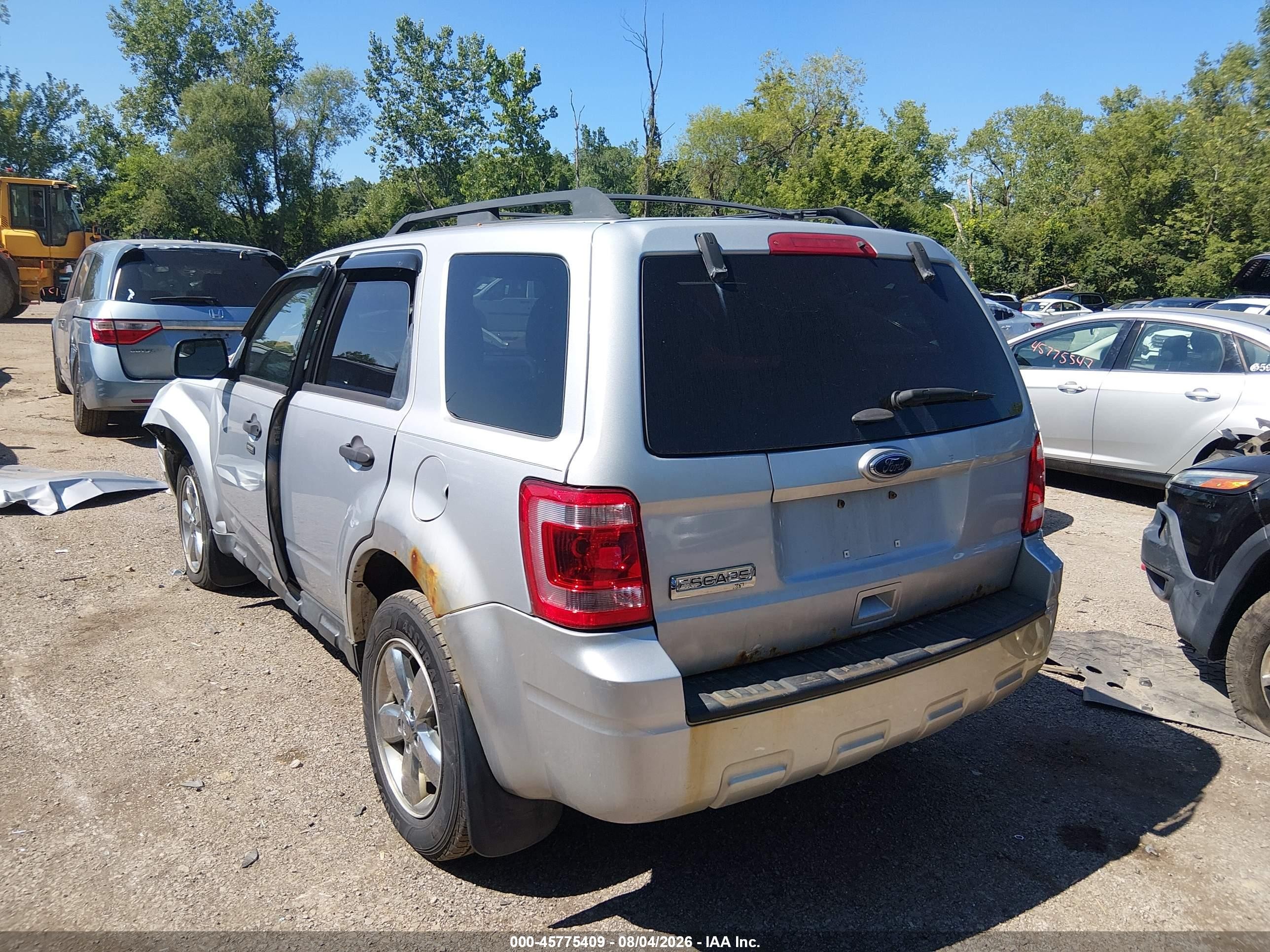 2012 Ford Escape Xlt Silver vin: 1FMCU0D77CKB77819