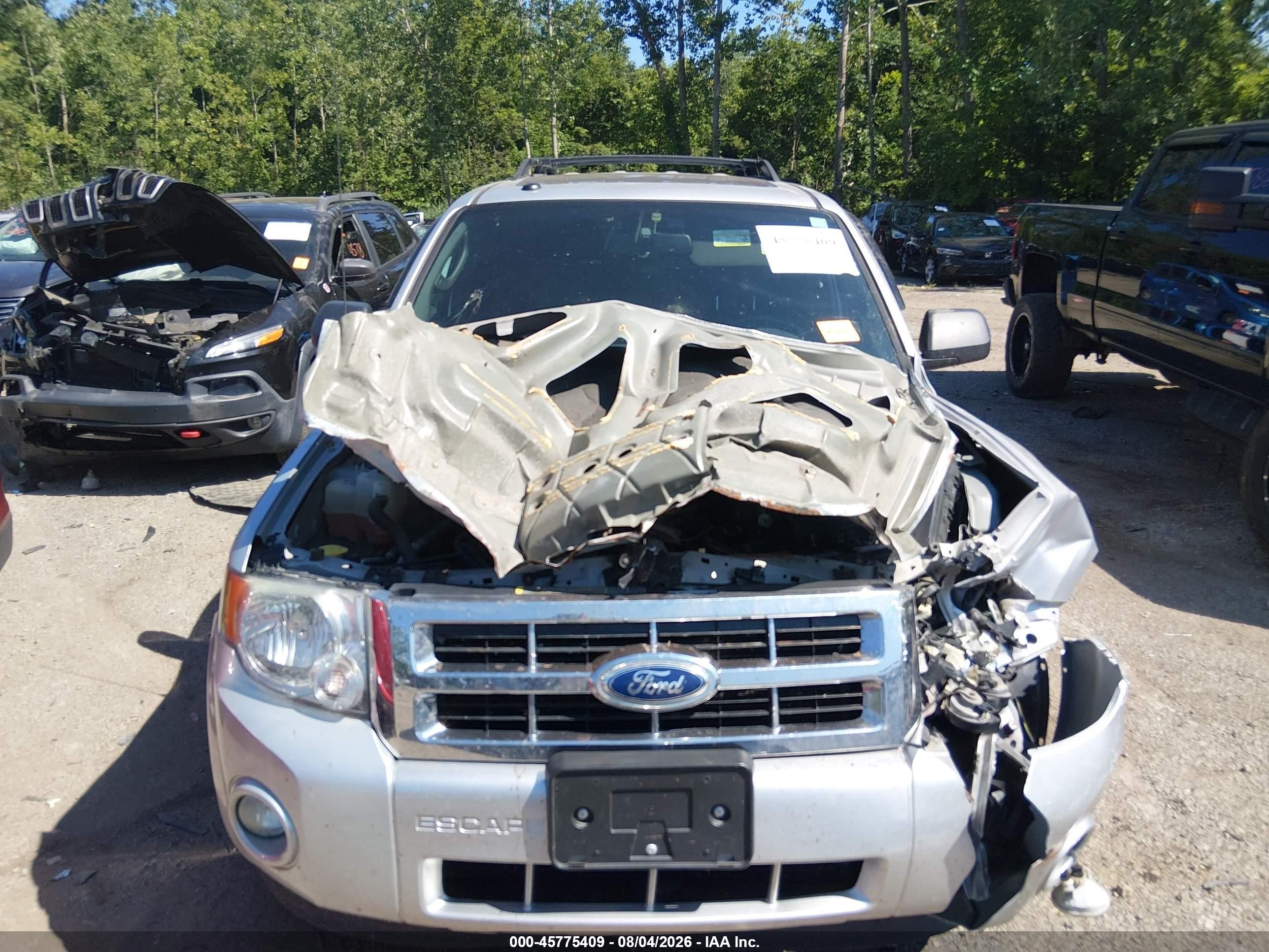 2012 Ford Escape Xlt Silver vin: 1FMCU0D77CKB77819