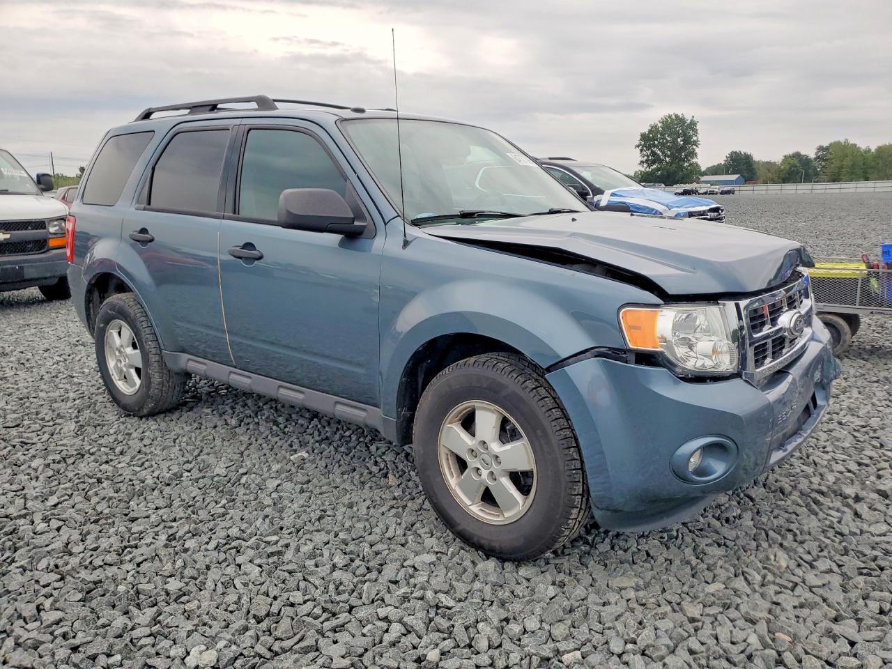 2012 Ford Escape Xlt Blue vin: 1FMCU0D77CKC03870