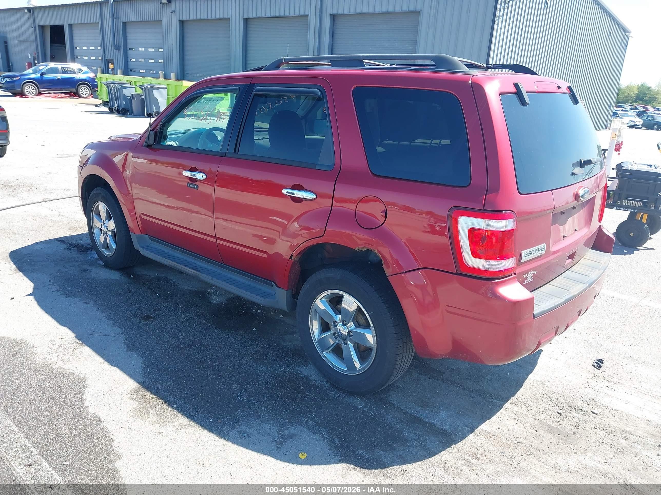 2012 Ford Escape Xlt Red vin: 1FMCU0D77CKC63180