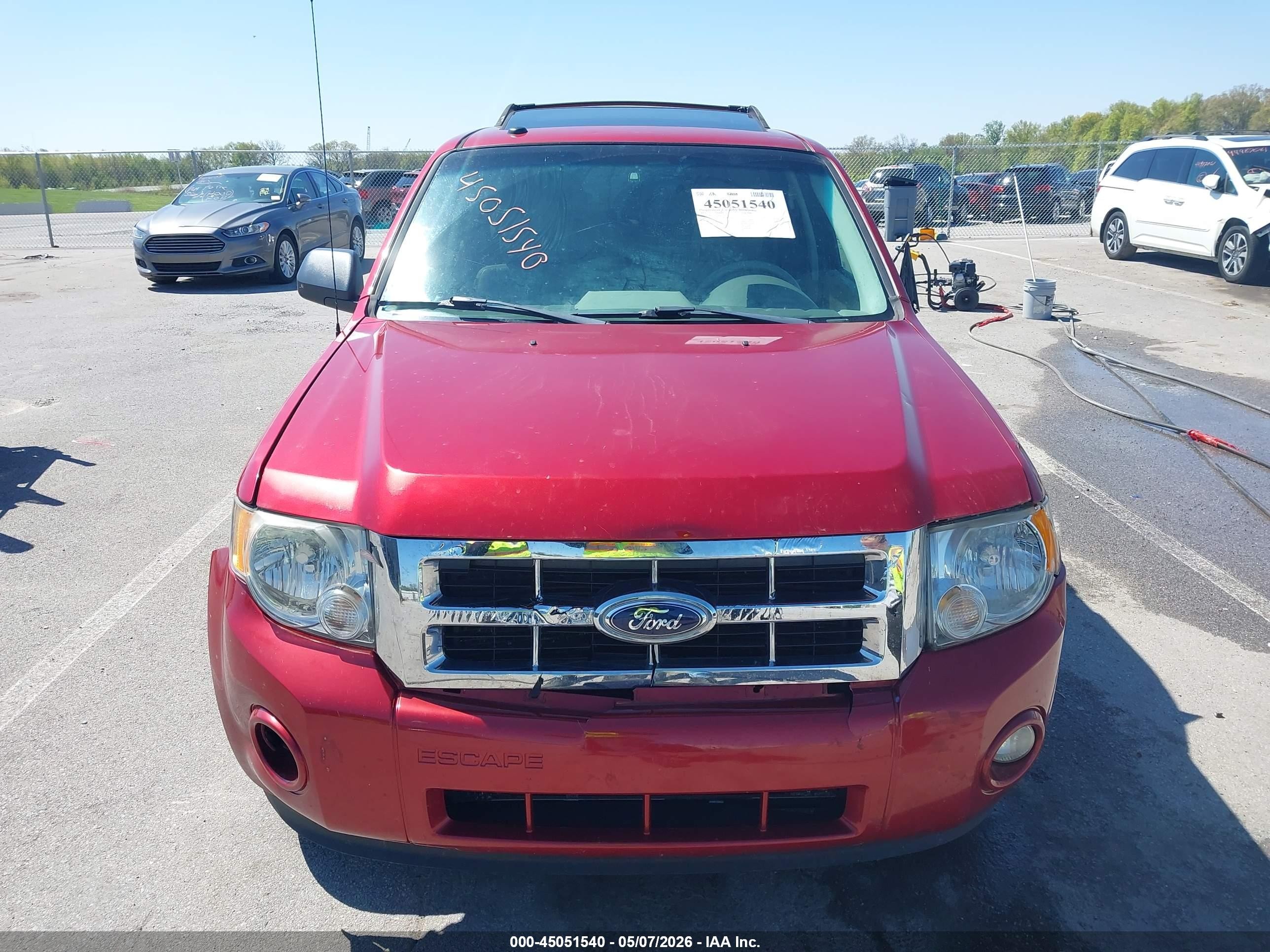 2012 Ford Escape Xlt Red vin: 1FMCU0D77CKC63180