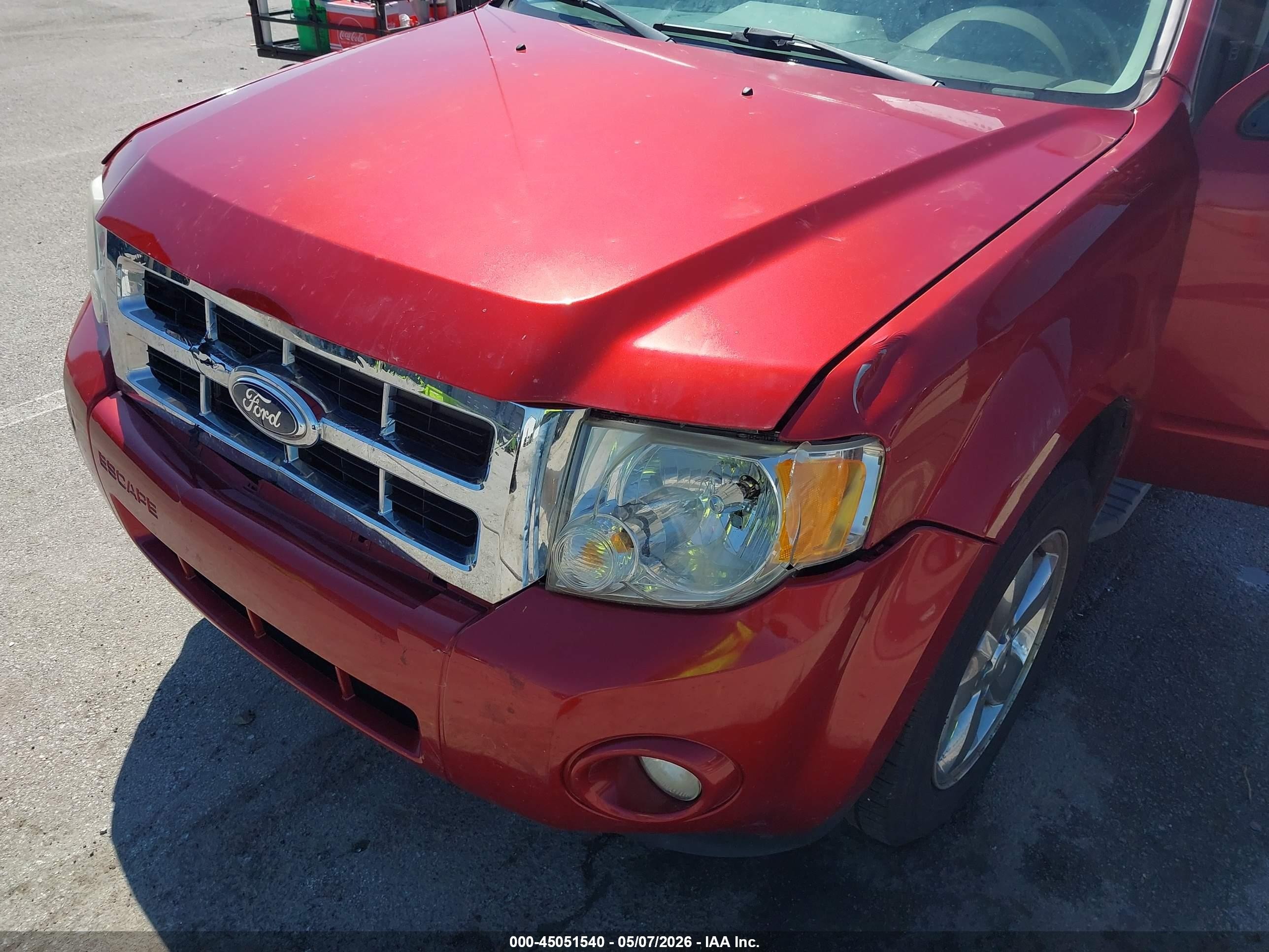 2012 Ford Escape Xlt Red vin: 1FMCU0D77CKC63180