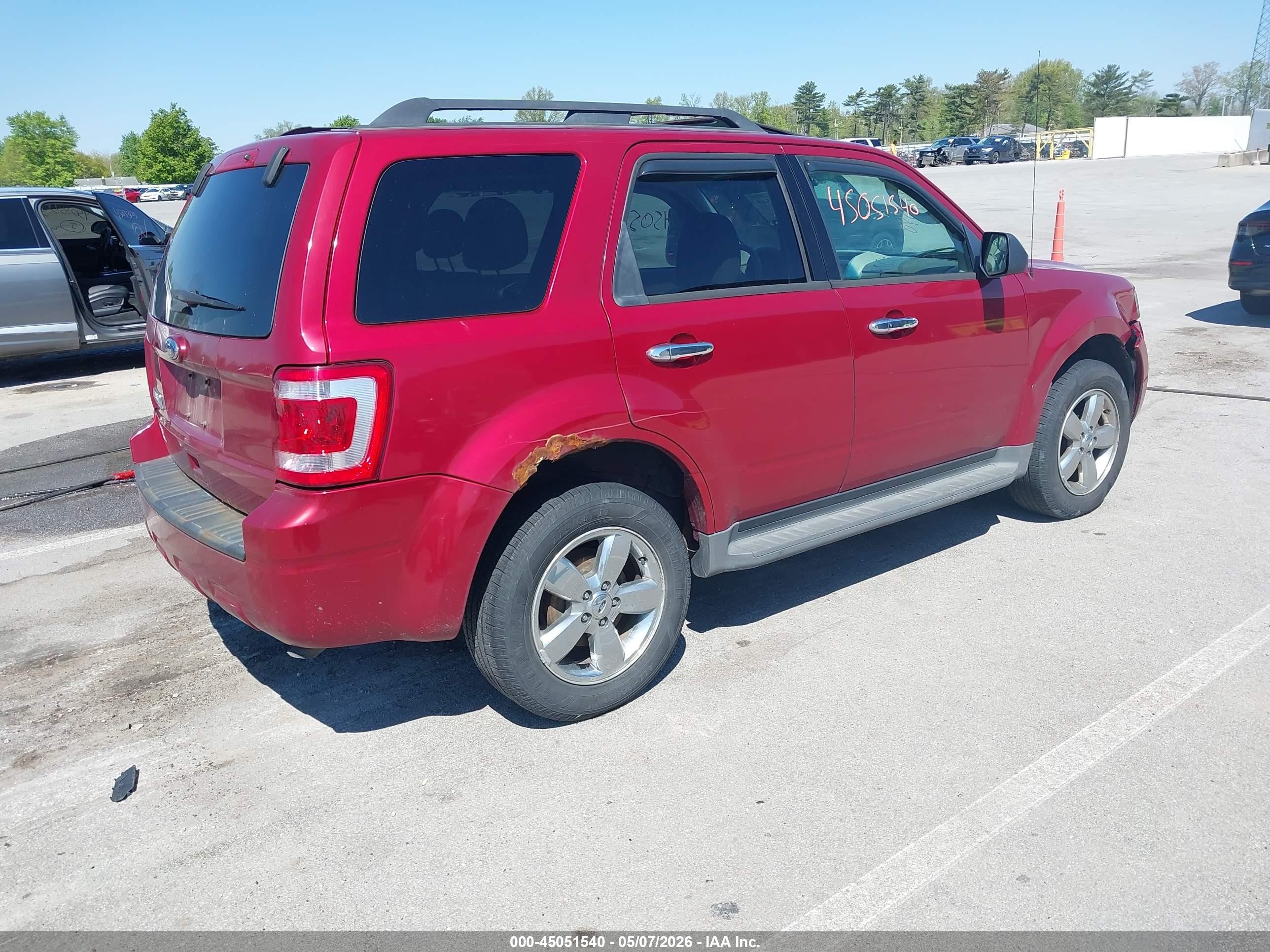 2012 Ford Escape Xlt Red vin: 1FMCU0D77CKC63180