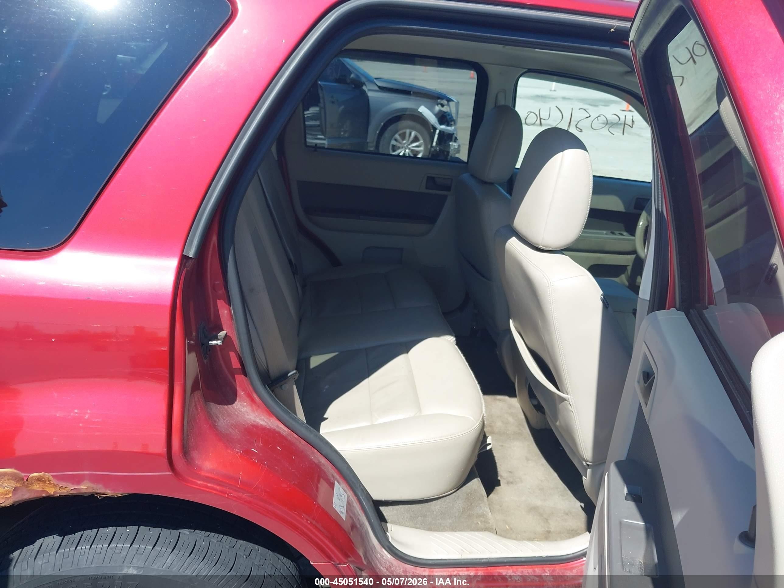 2012 Ford Escape Xlt Red vin: 1FMCU0D77CKC63180