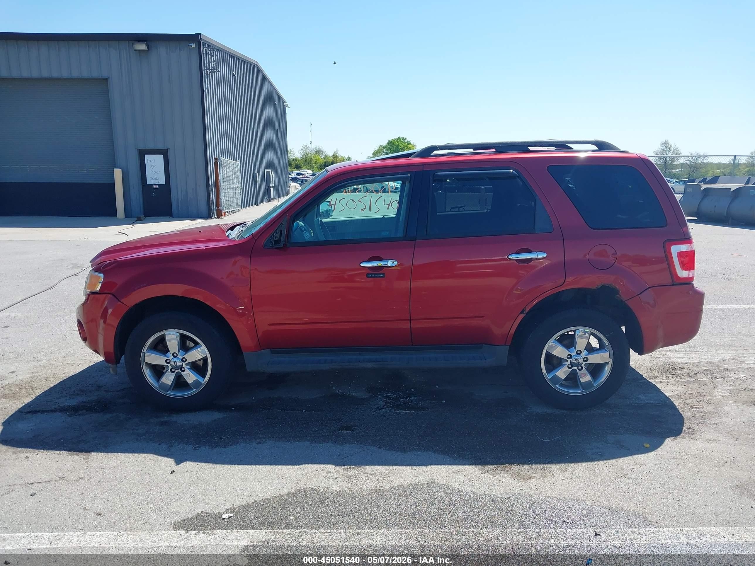 2012 Ford Escape Xlt Red vin: 1FMCU0D77CKC63180