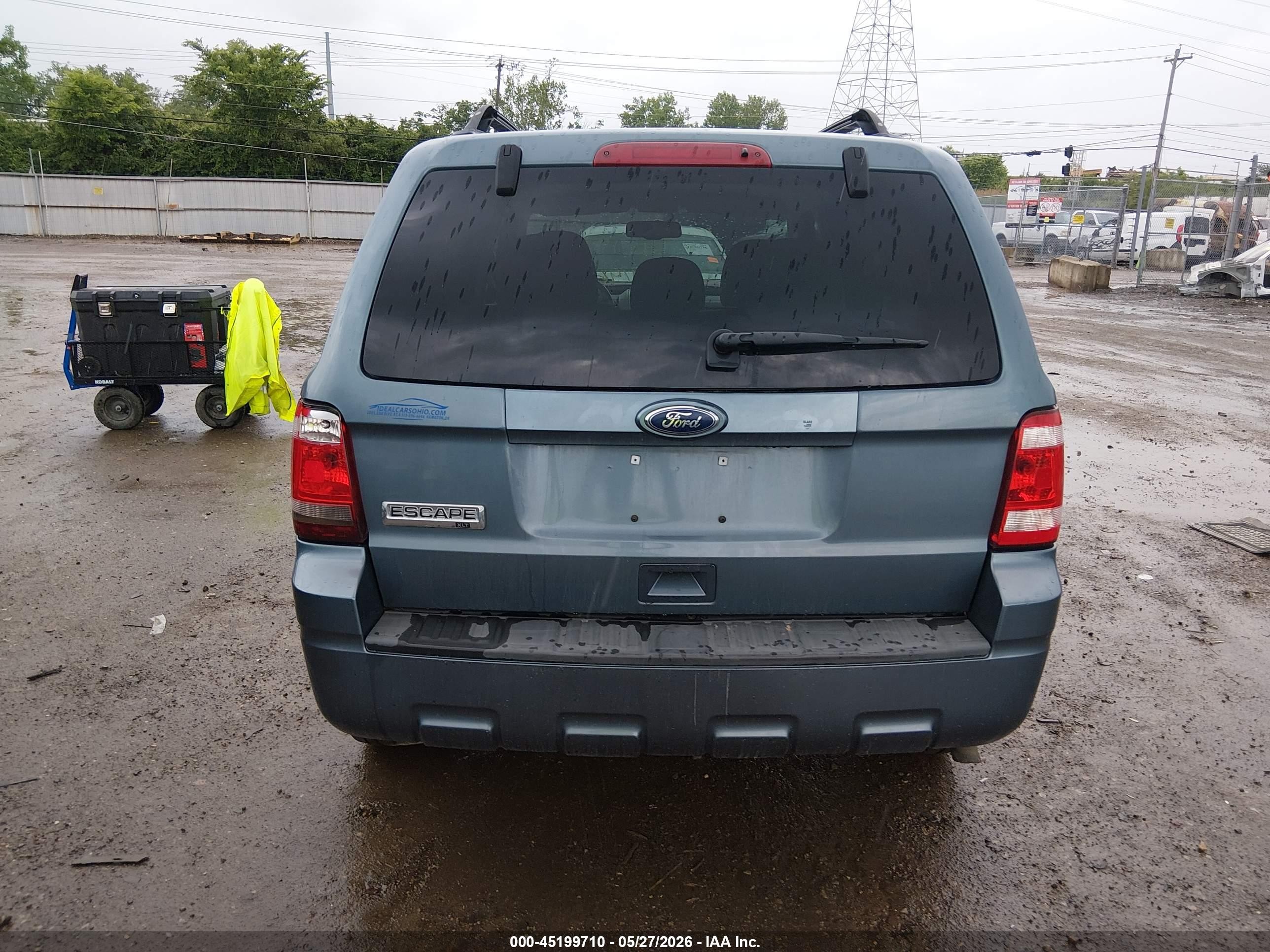2010 Ford Escape Xlt Blue vin: 1FMCU0D78AKC64609
