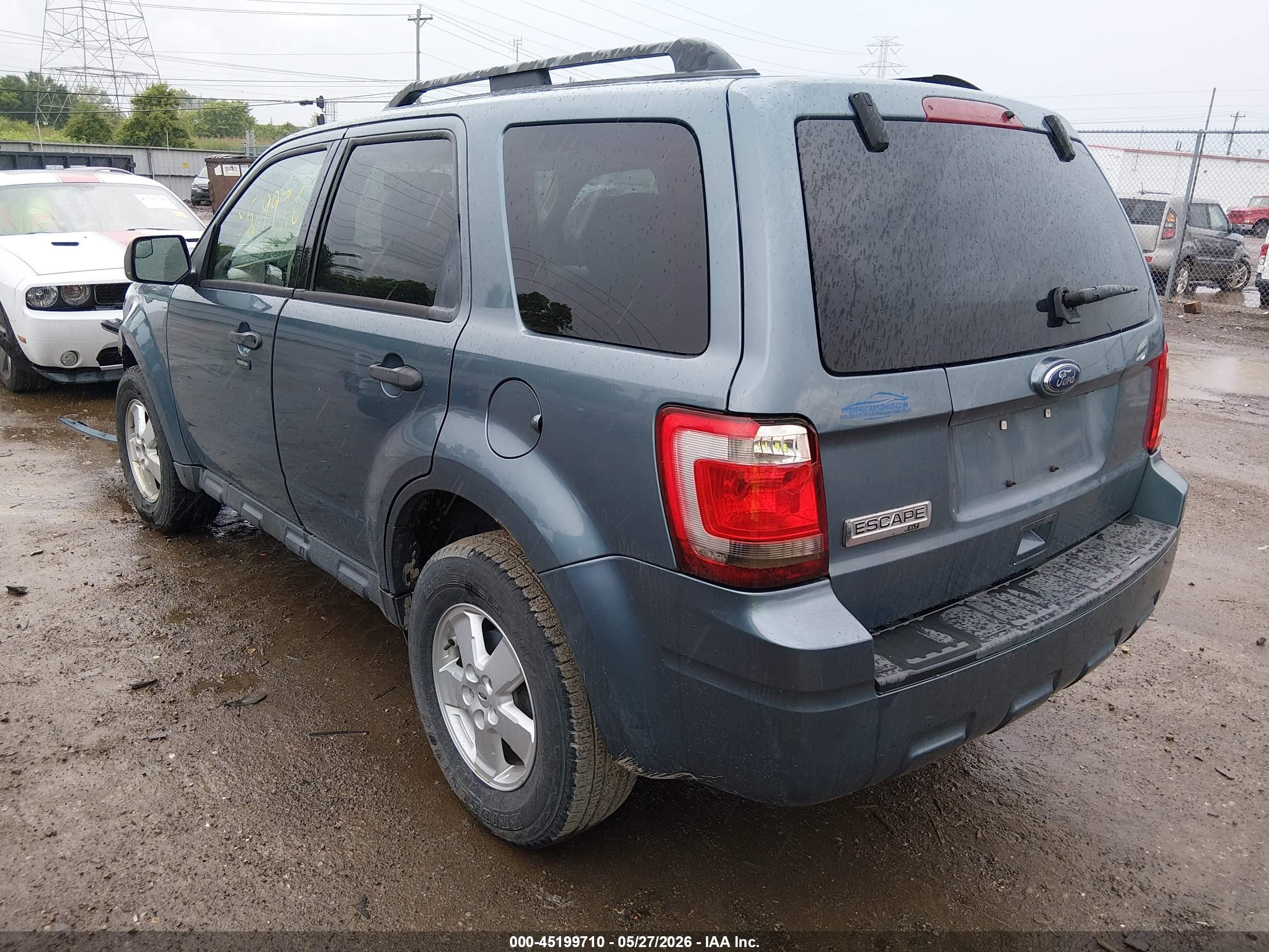 2010 Ford Escape Xlt Blue vin: 1FMCU0D78AKC64609