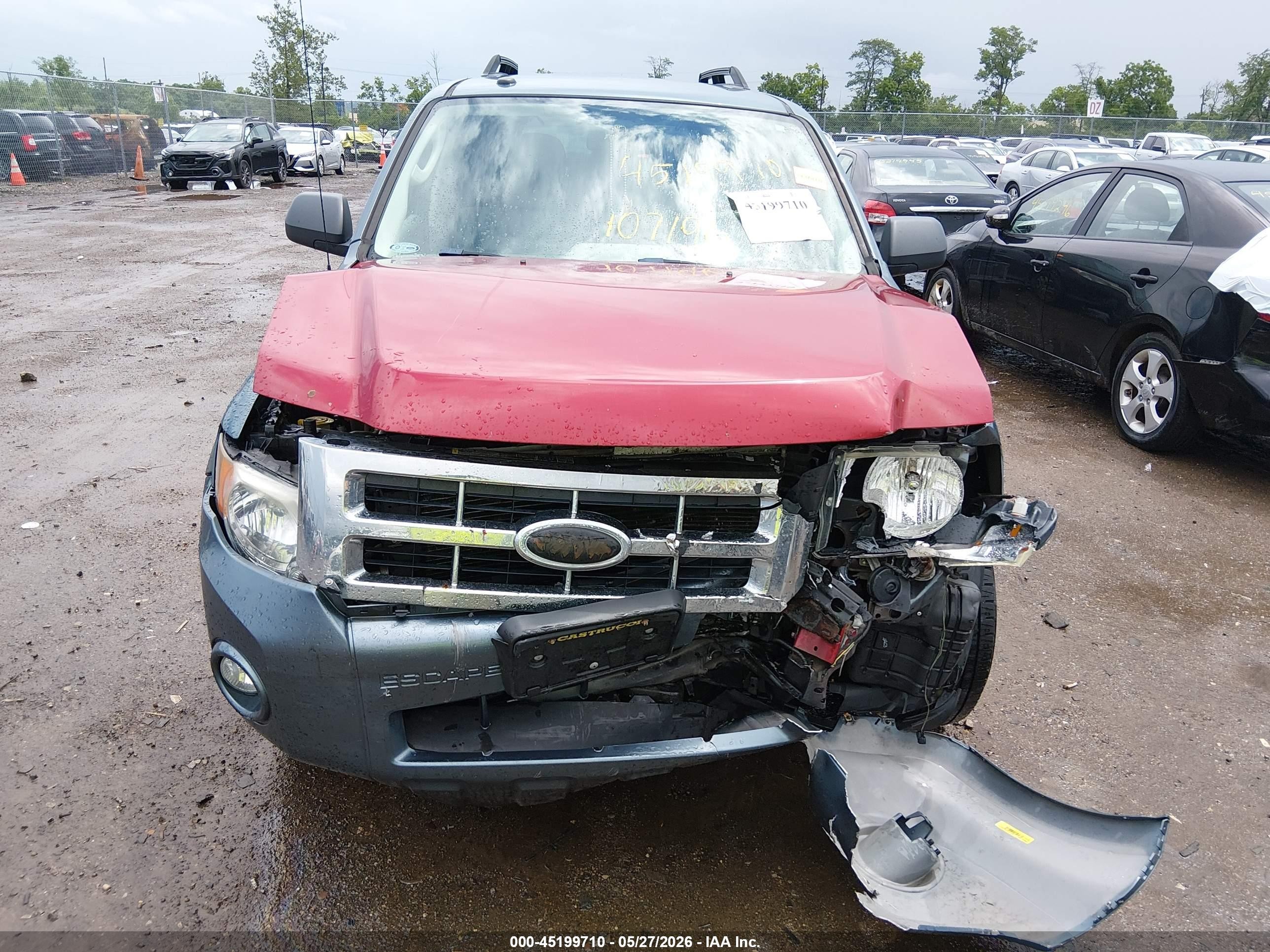 2010 Ford Escape Xlt Blue vin: 1FMCU0D78AKC64609