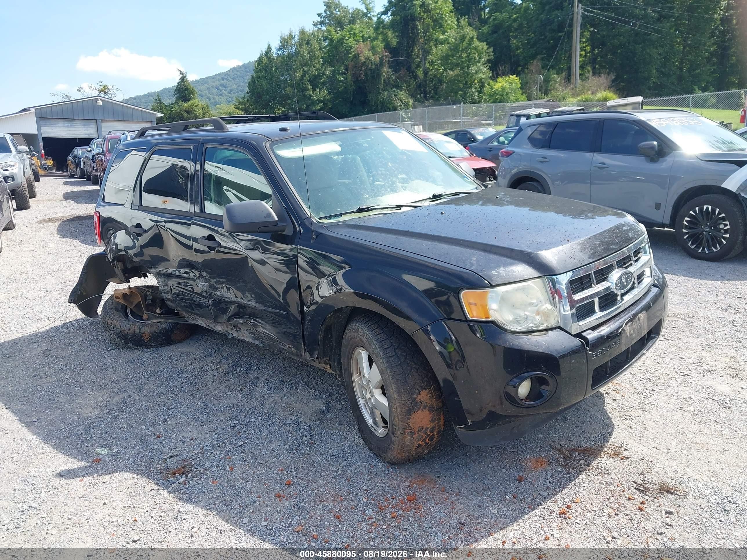 2010 Ford Escape Xlt Black vin: 1FMCU0D78AKC68109