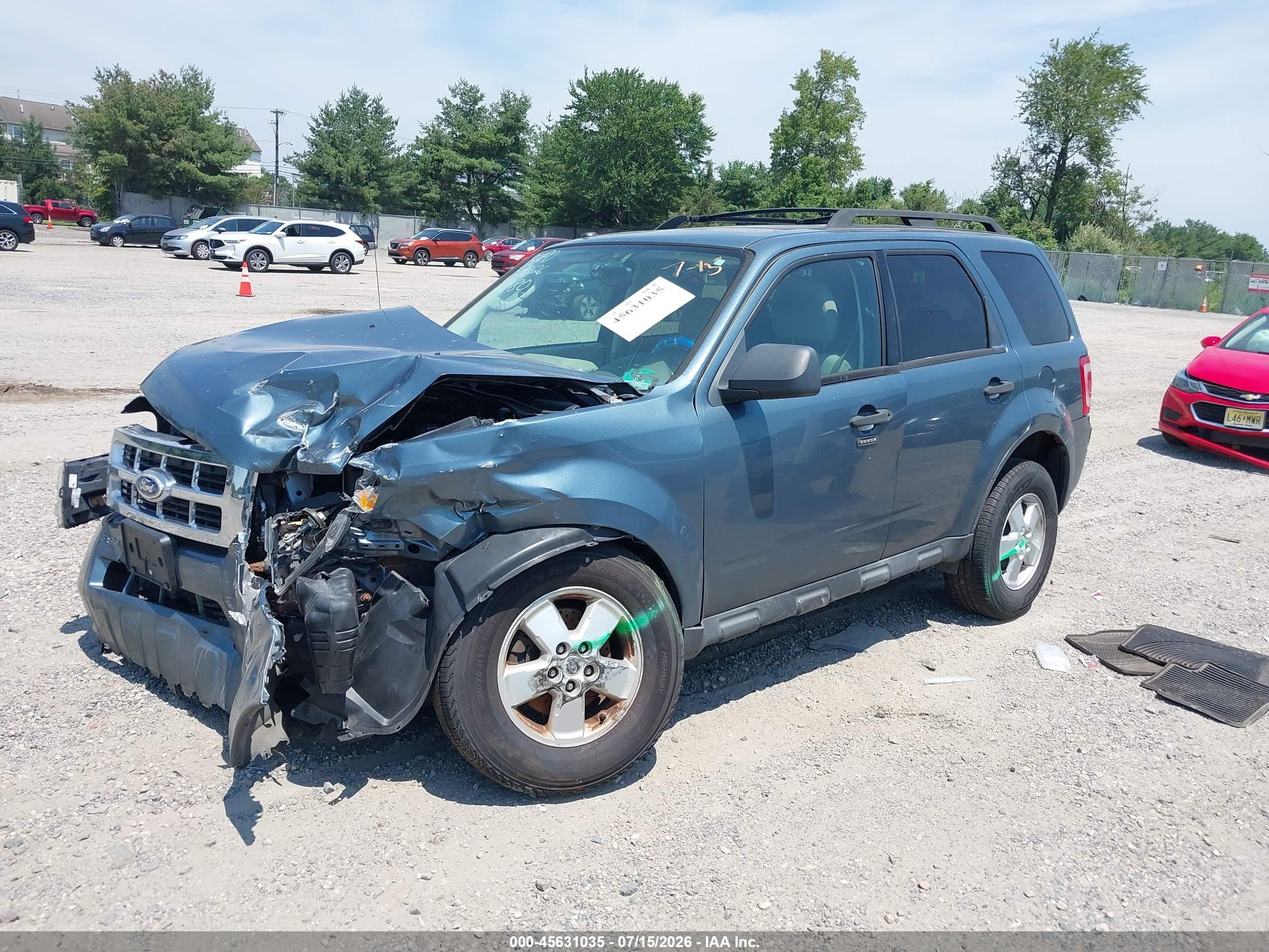 2010 Ford Escape Xlt Синий vin: 1FMCU0D78AKC82124