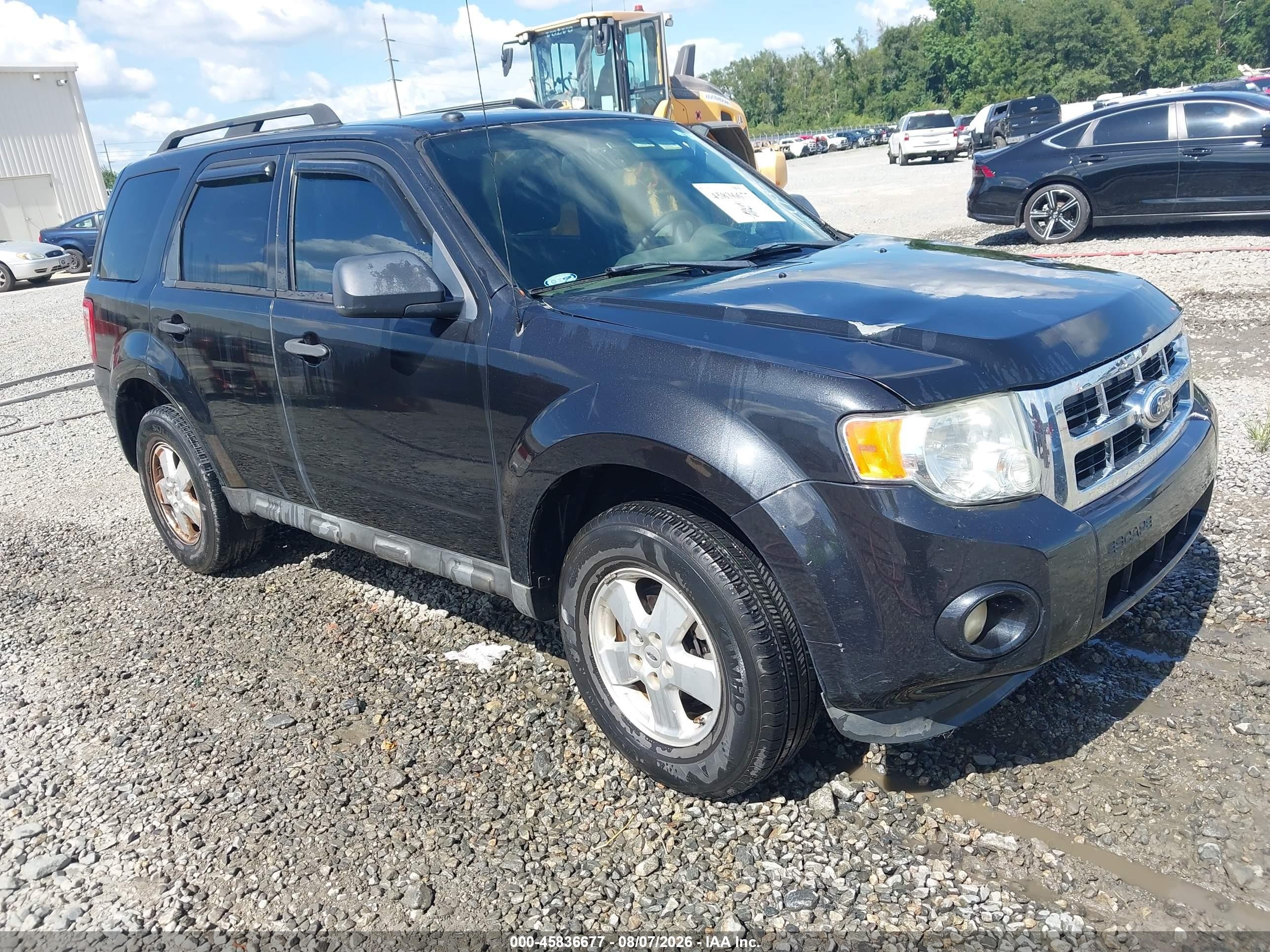 2011 Ford Escape Xlt Black vin: 1FMCU0D78BKB74992