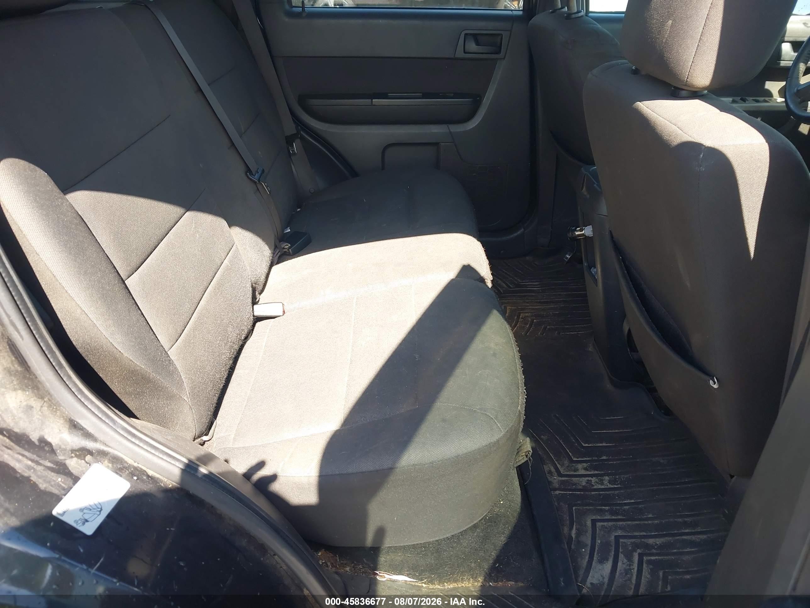 2011 Ford Escape Xlt Black vin: 1FMCU0D78BKB74992