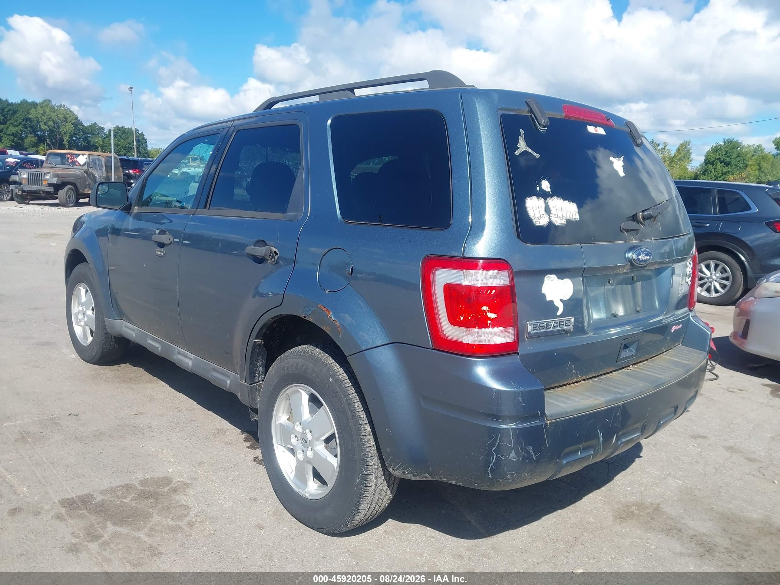 2011 Ford Escape Xlt Blue vin: 1FMCU0D78BKC40618
