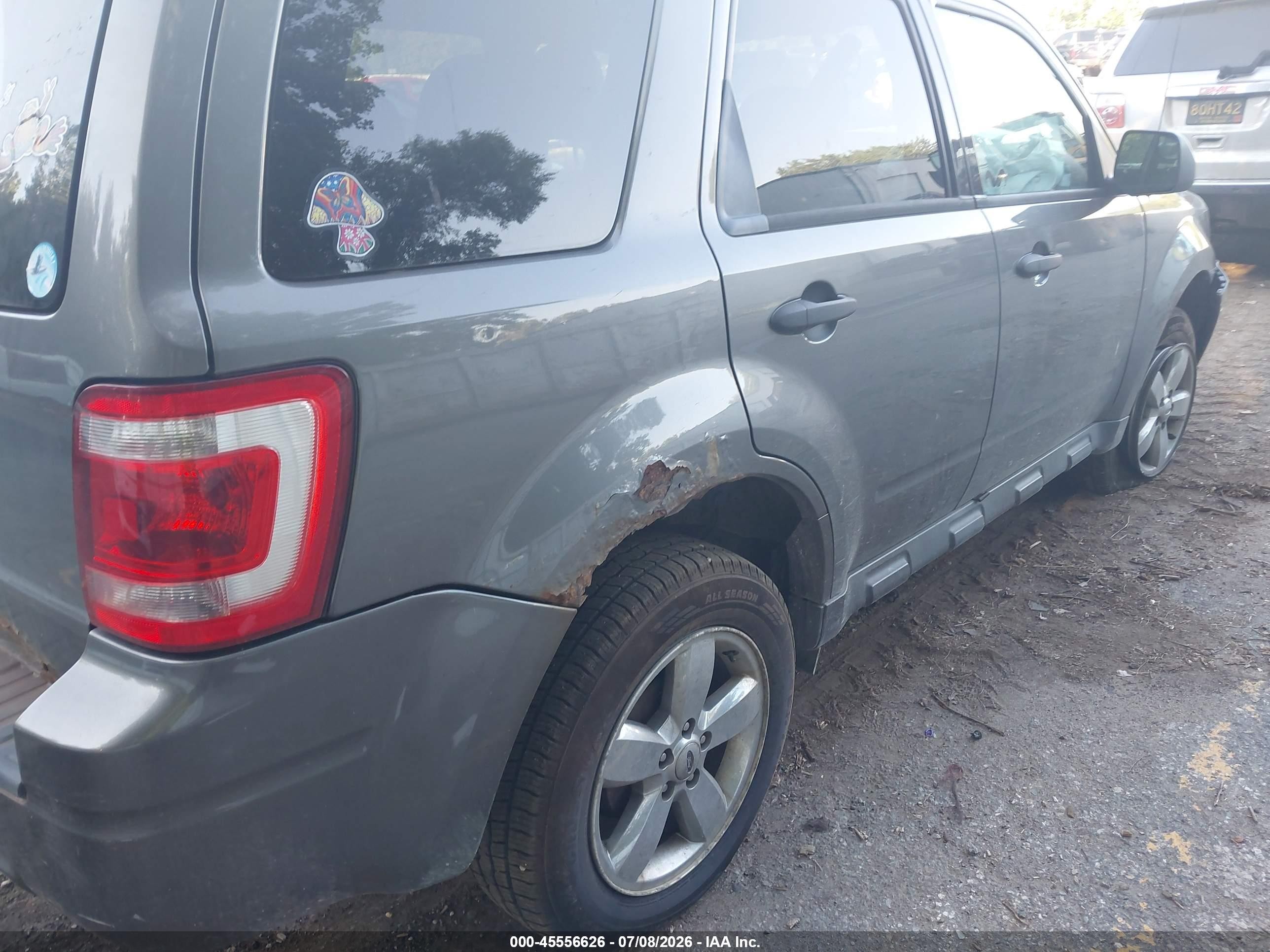 2011 Ford Escape Xlt Gray vin: 1FMCU0D78BKC50095