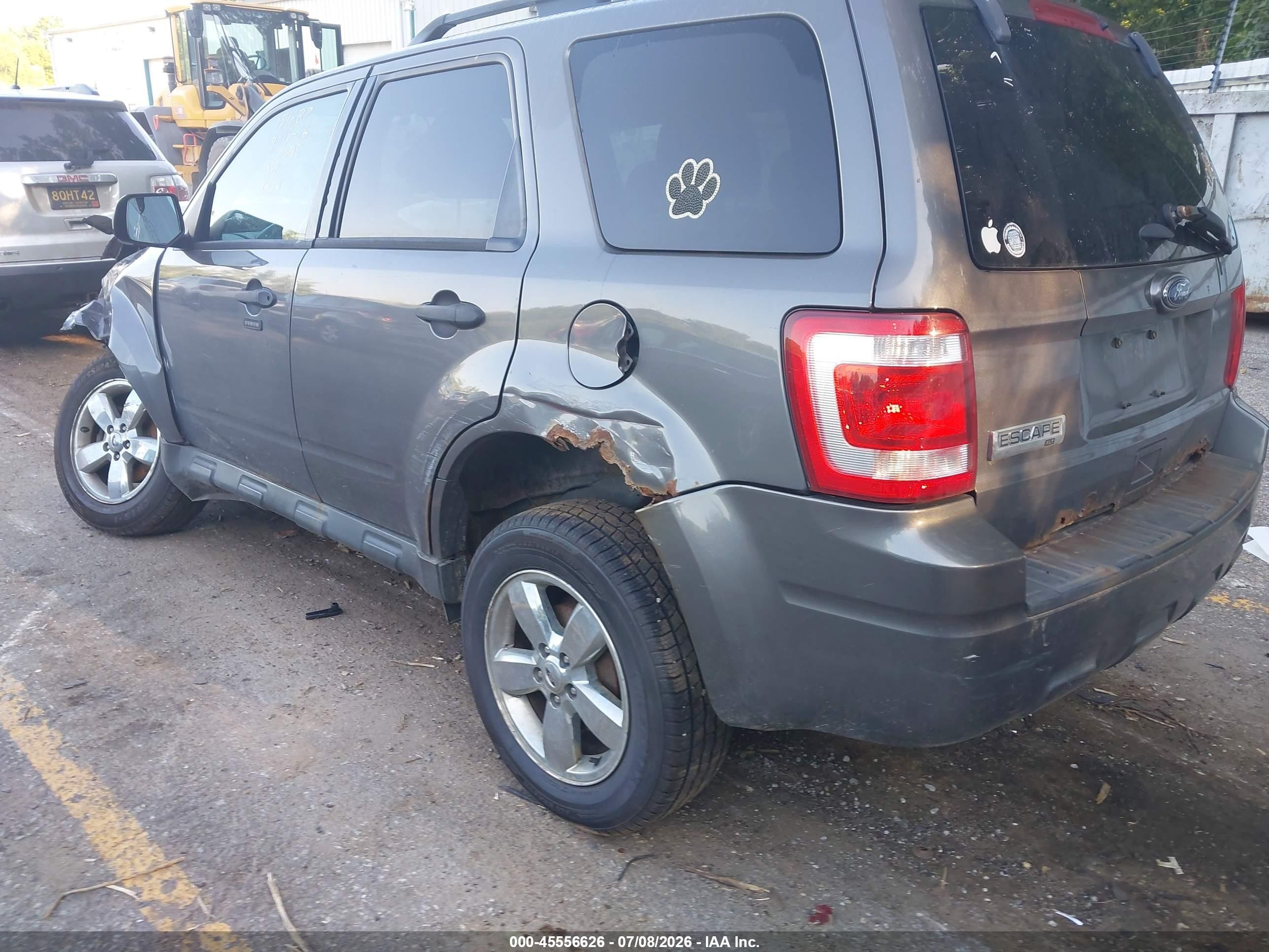 2011 Ford Escape Xlt Gray vin: 1FMCU0D78BKC50095