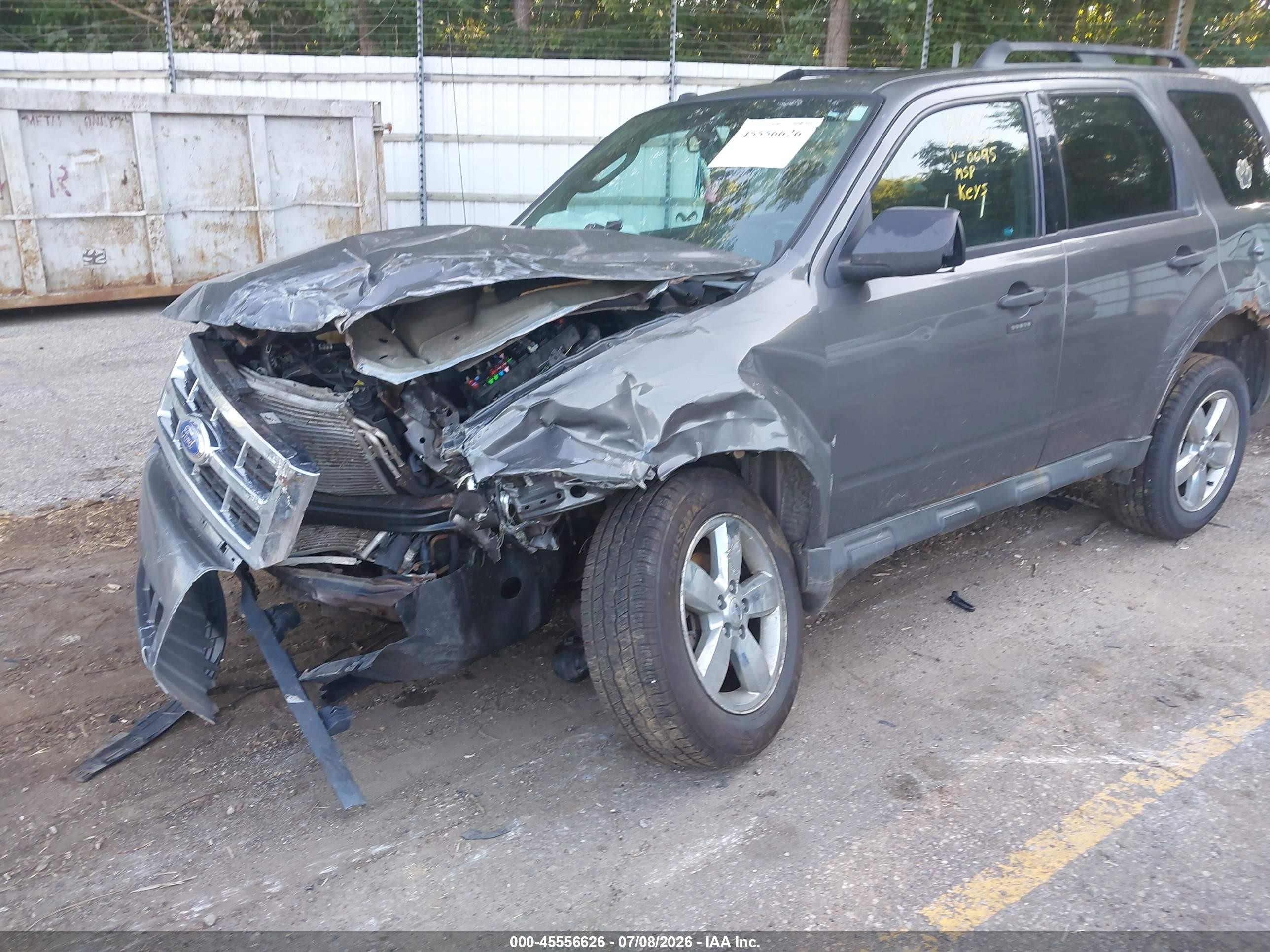 2011 Ford Escape Xlt Gray vin: 1FMCU0D78BKC50095