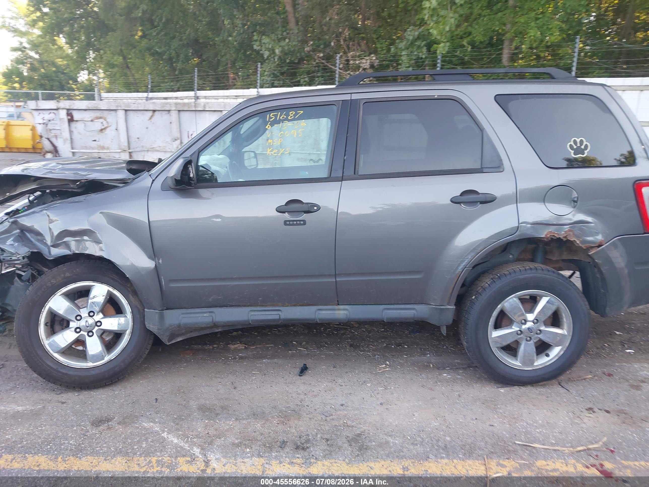 2011 Ford Escape Xlt Gray vin: 1FMCU0D78BKC50095