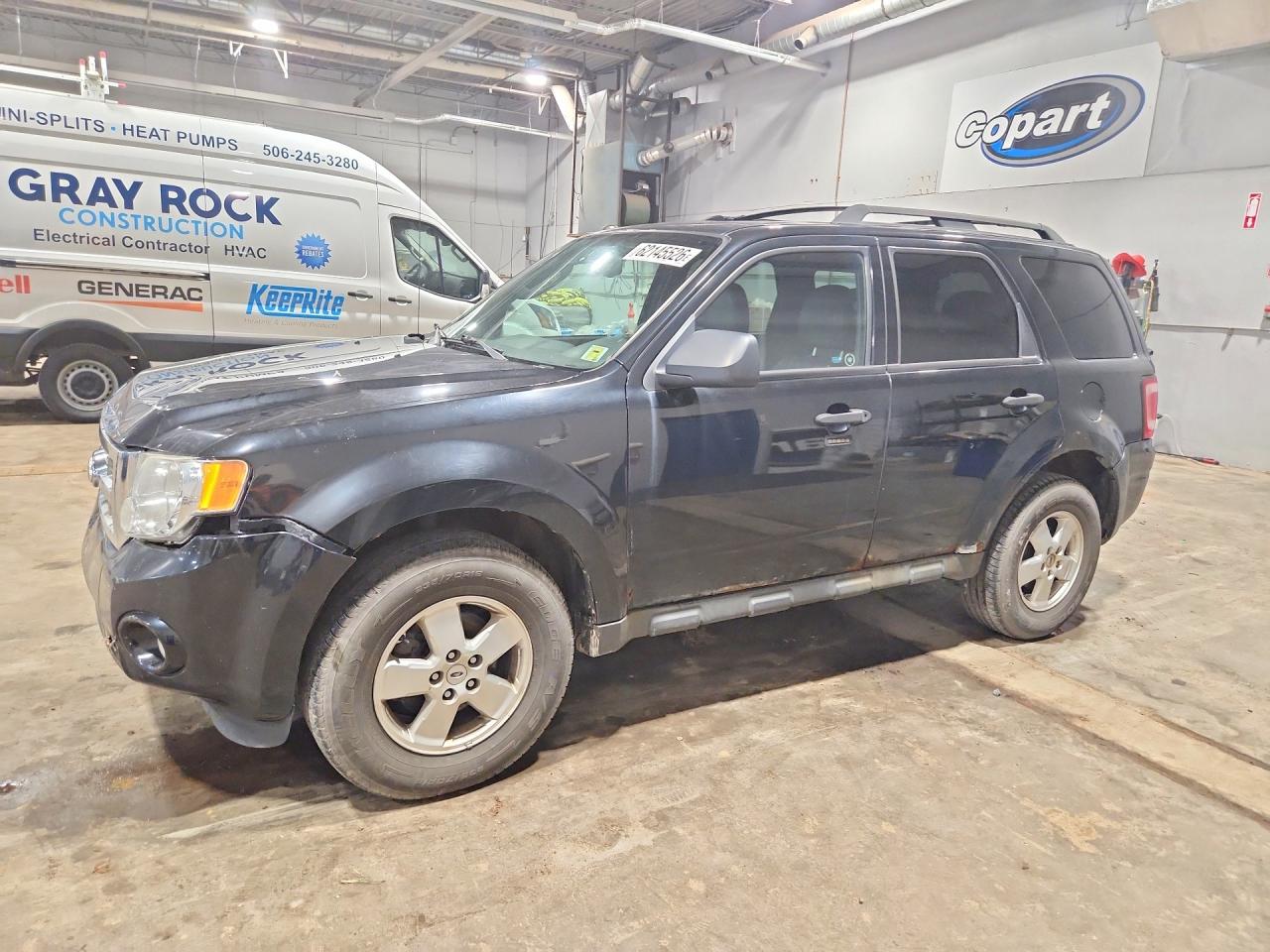 2012 Ford Escape Xlt Black vin: 1FMCU0D78CKA00955