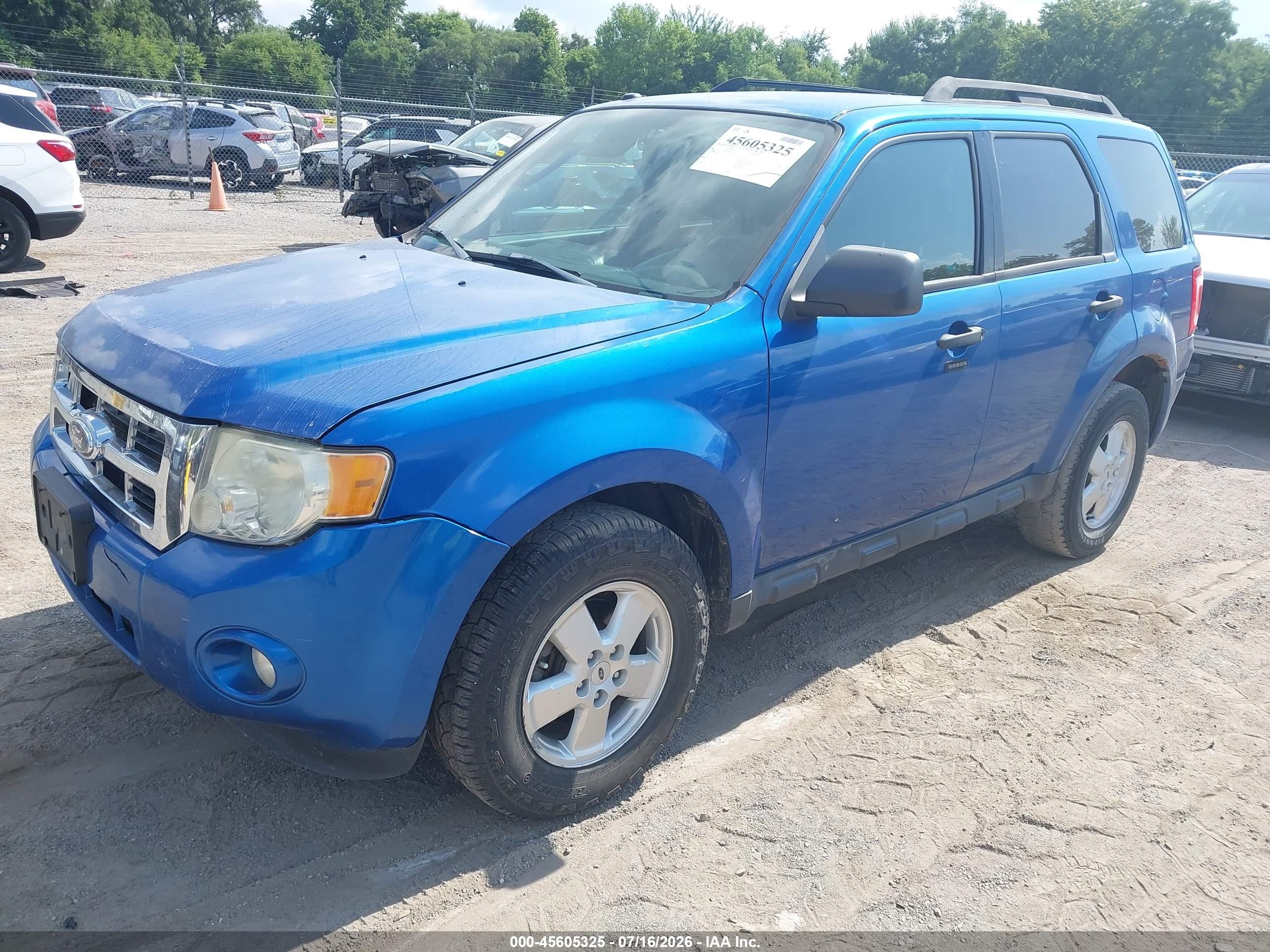 2012 Ford Escape Xlt Blue vin: 1FMCU0D78CKA05962