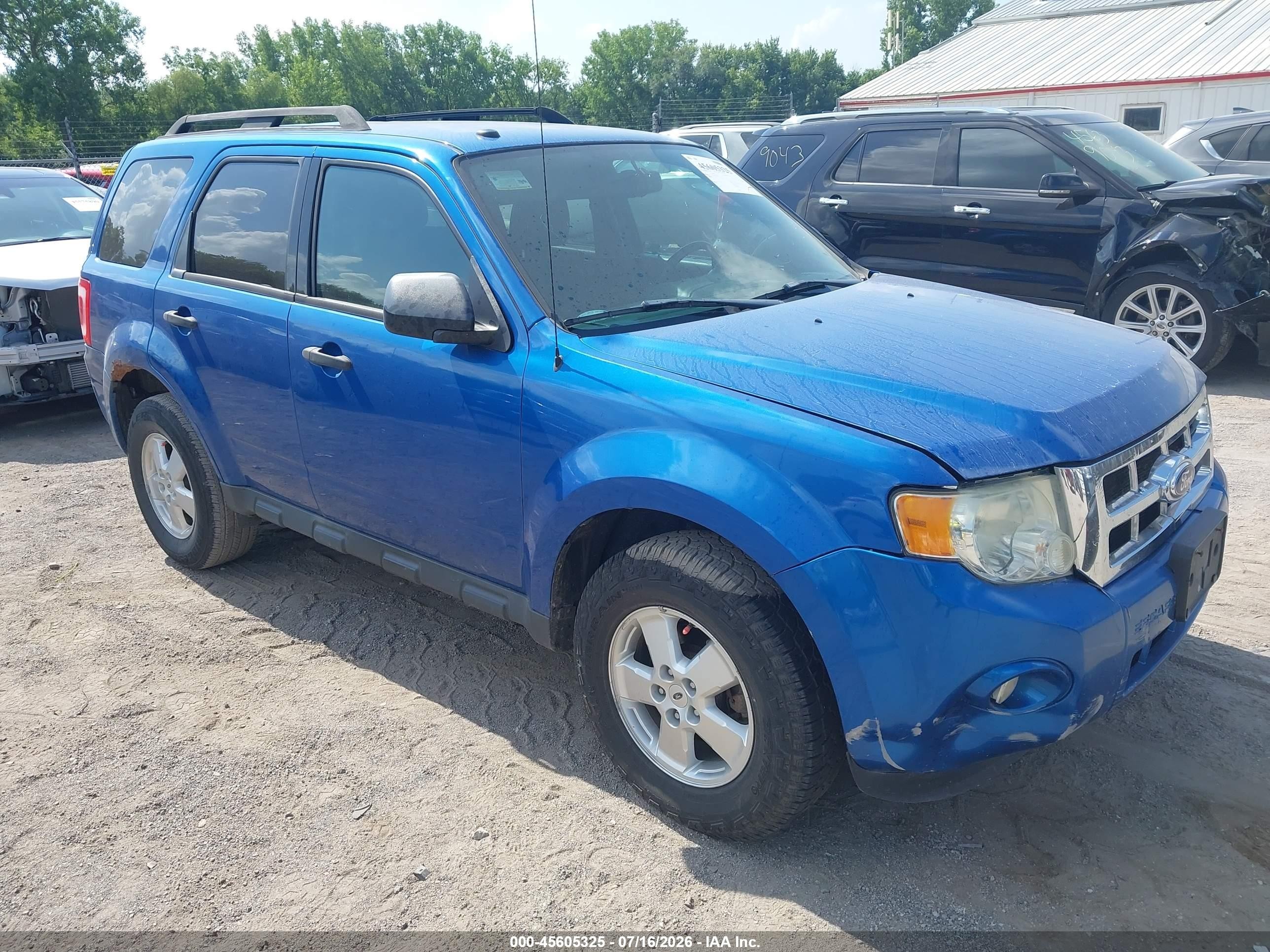 2012 Ford Escape Xlt Blue vin: 1FMCU0D78CKA05962