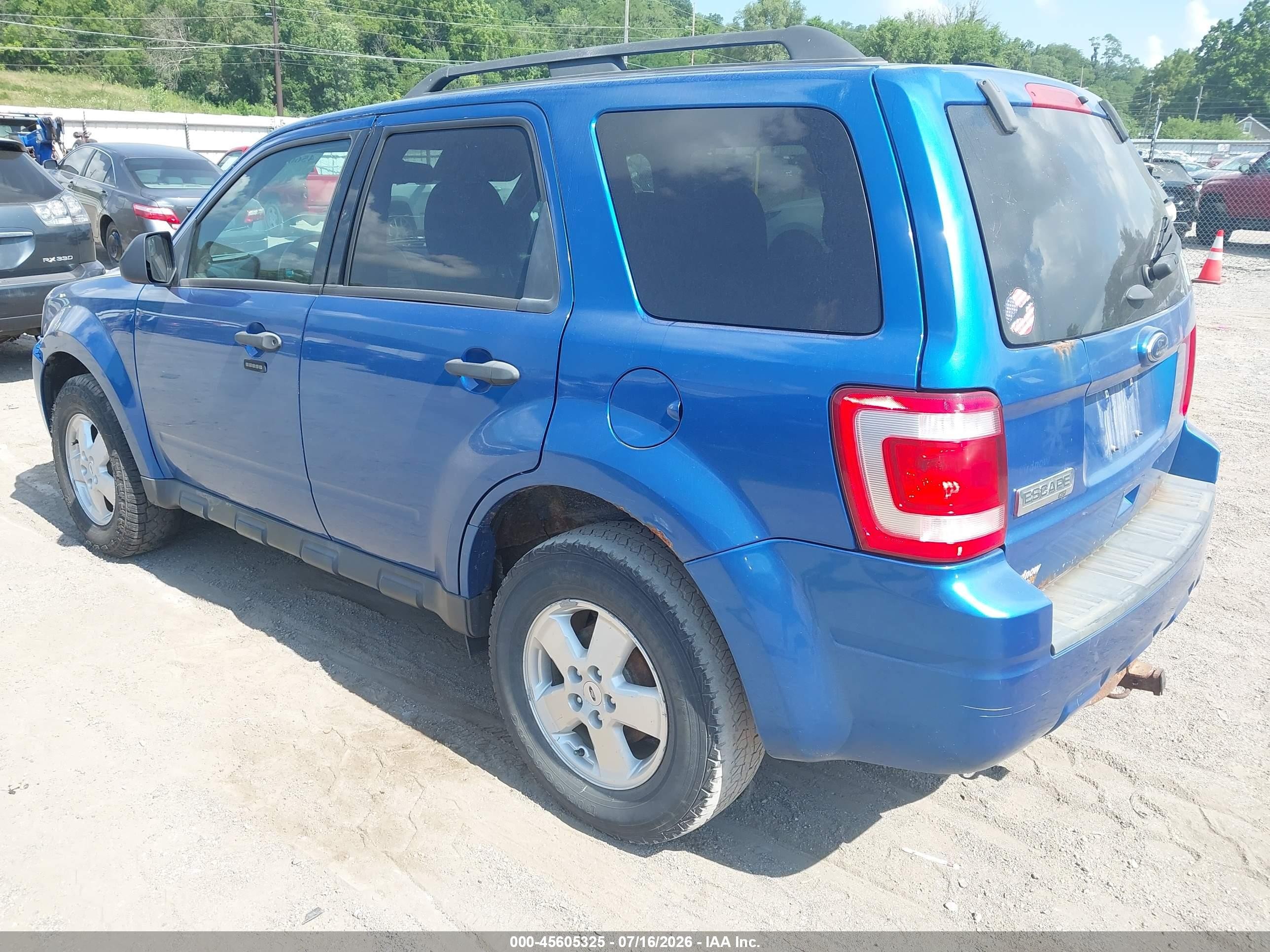 2012 Ford Escape Xlt Blue vin: 1FMCU0D78CKA05962