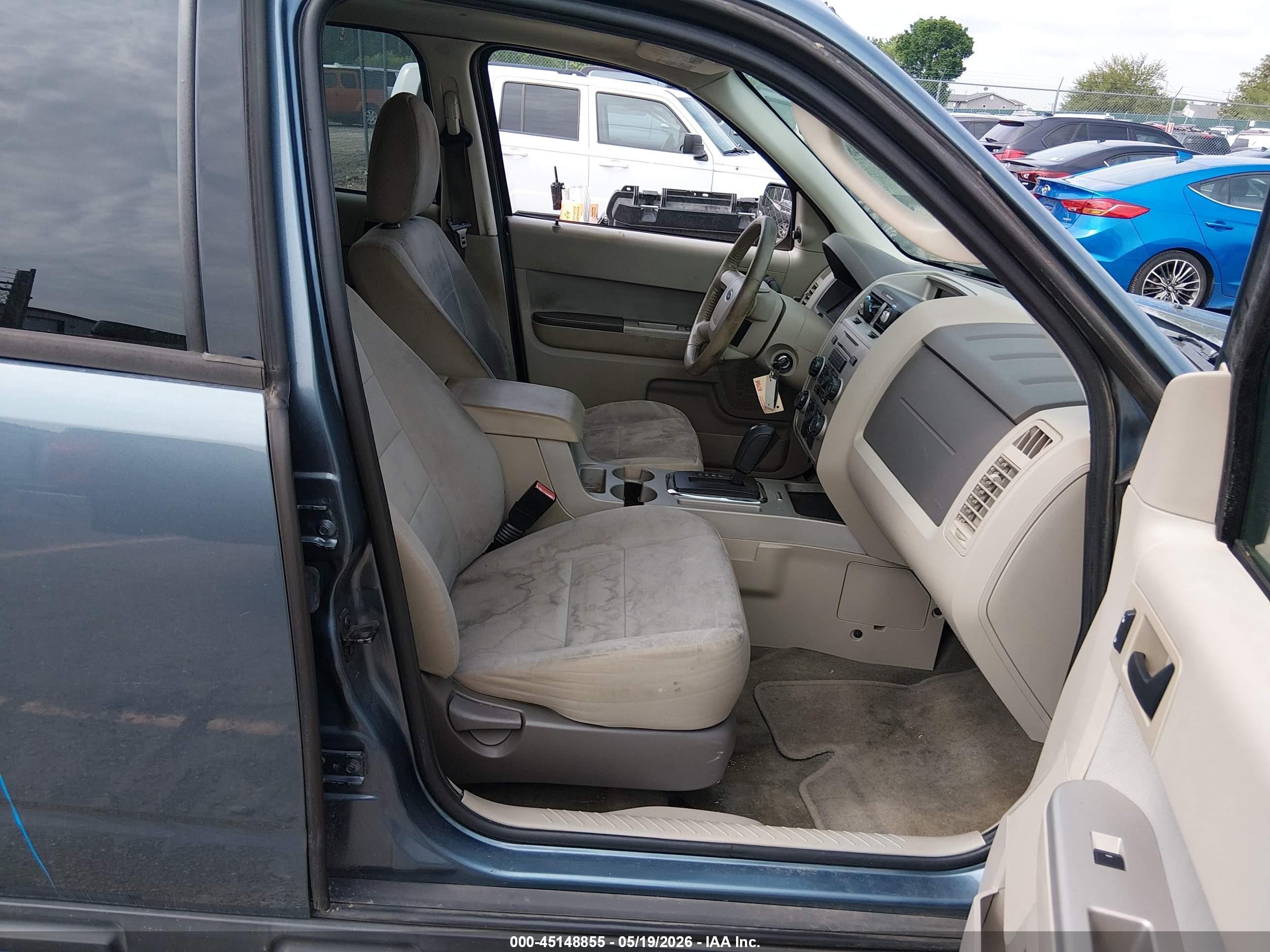 2012 Ford Escape Xlt Blue vin: 1FMCU0D78CKA21532