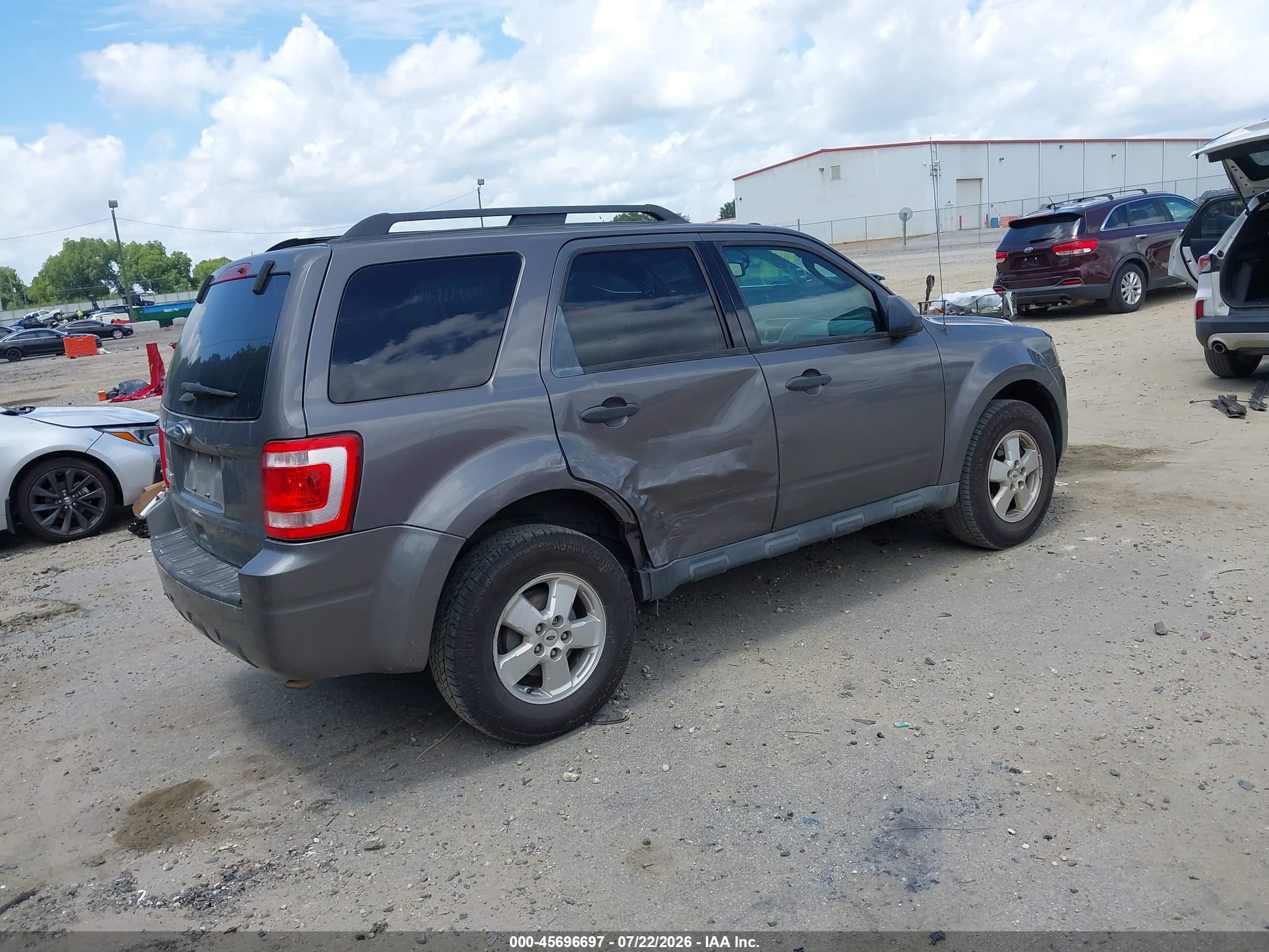 2012 Ford Escape Xlt Gray vin: 1FMCU0D78CKB71799