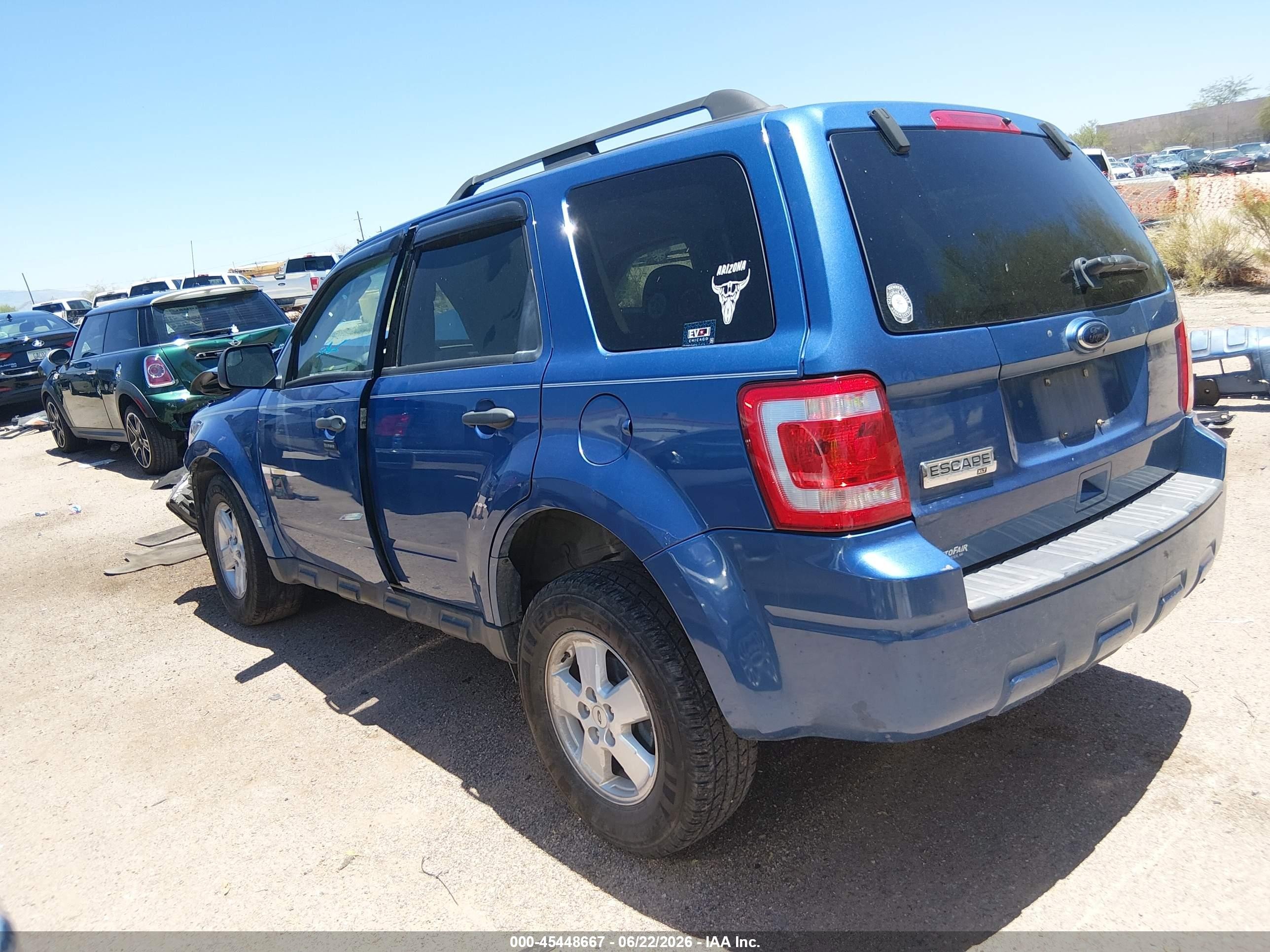 2010 Ford Escape Xlt Blue vin: 1FMCU0D79AKC60780