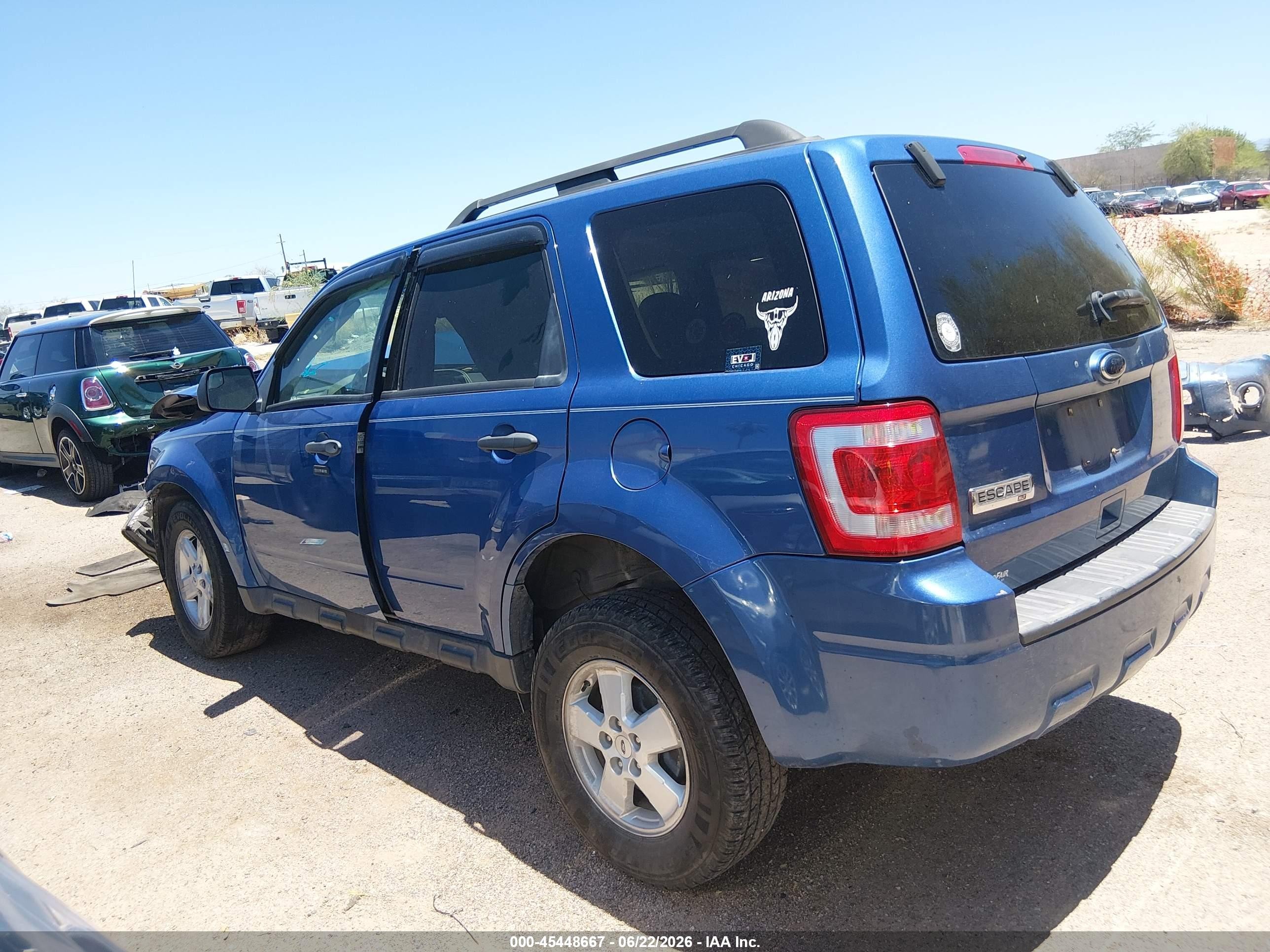 2010 Ford Escape Xlt Blue vin: 1FMCU0D79AKC60780