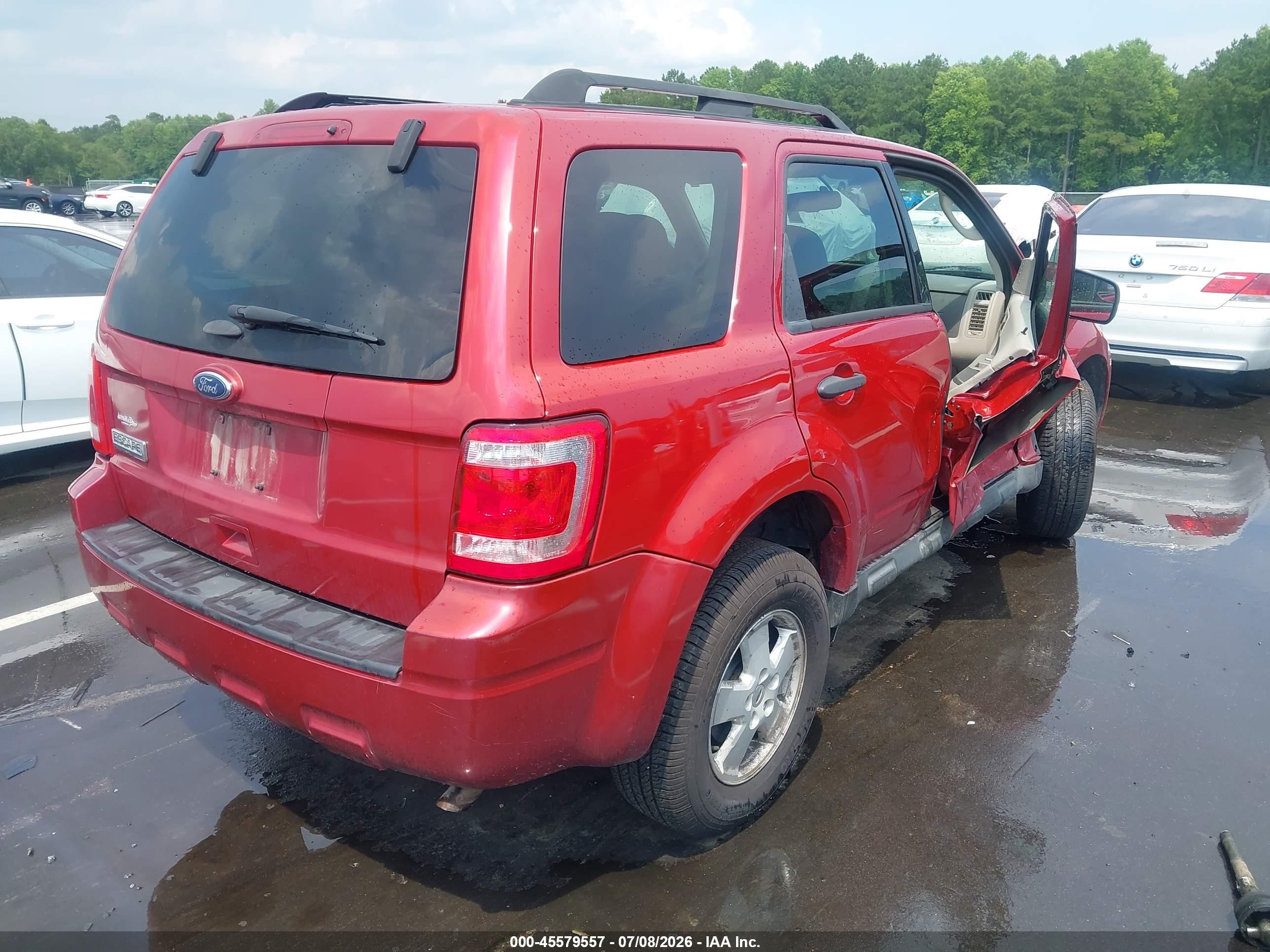 2011 Ford Escape Xlt Red vin: 1FMCU0D79BKA92513