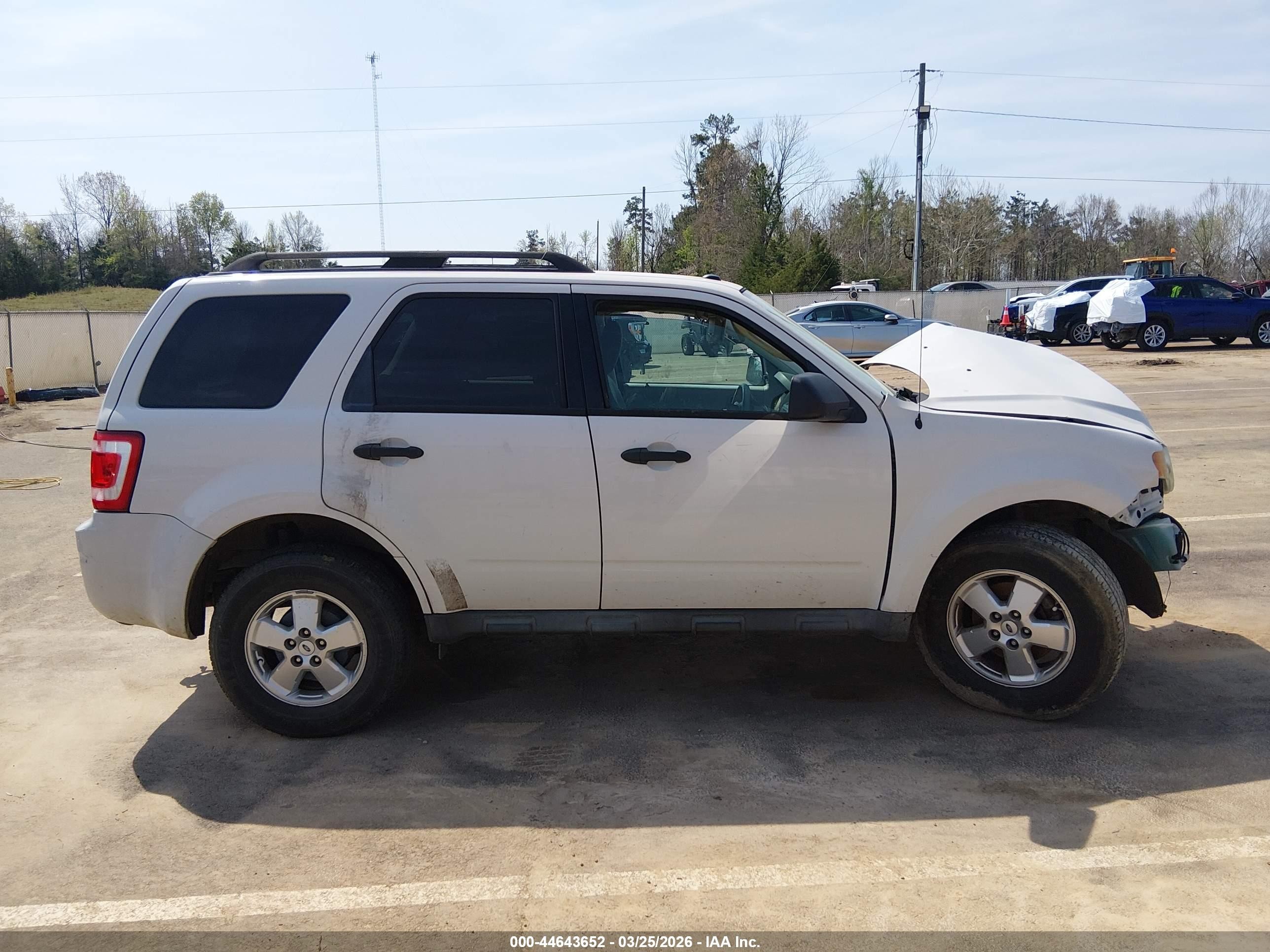 2011 Ford Escape Xlt Белый vin: 1FMCU0D79BKB36297