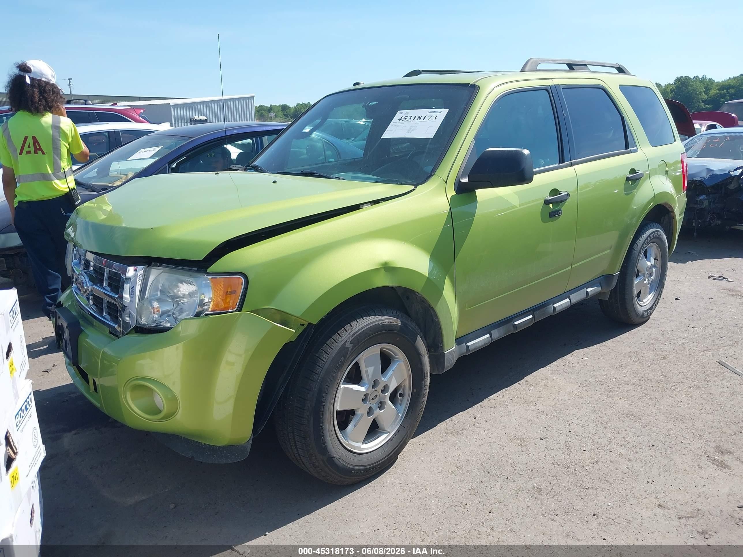 2011 Ford Escape Xlt Green vin: 1FMCU0D79BKB65069
