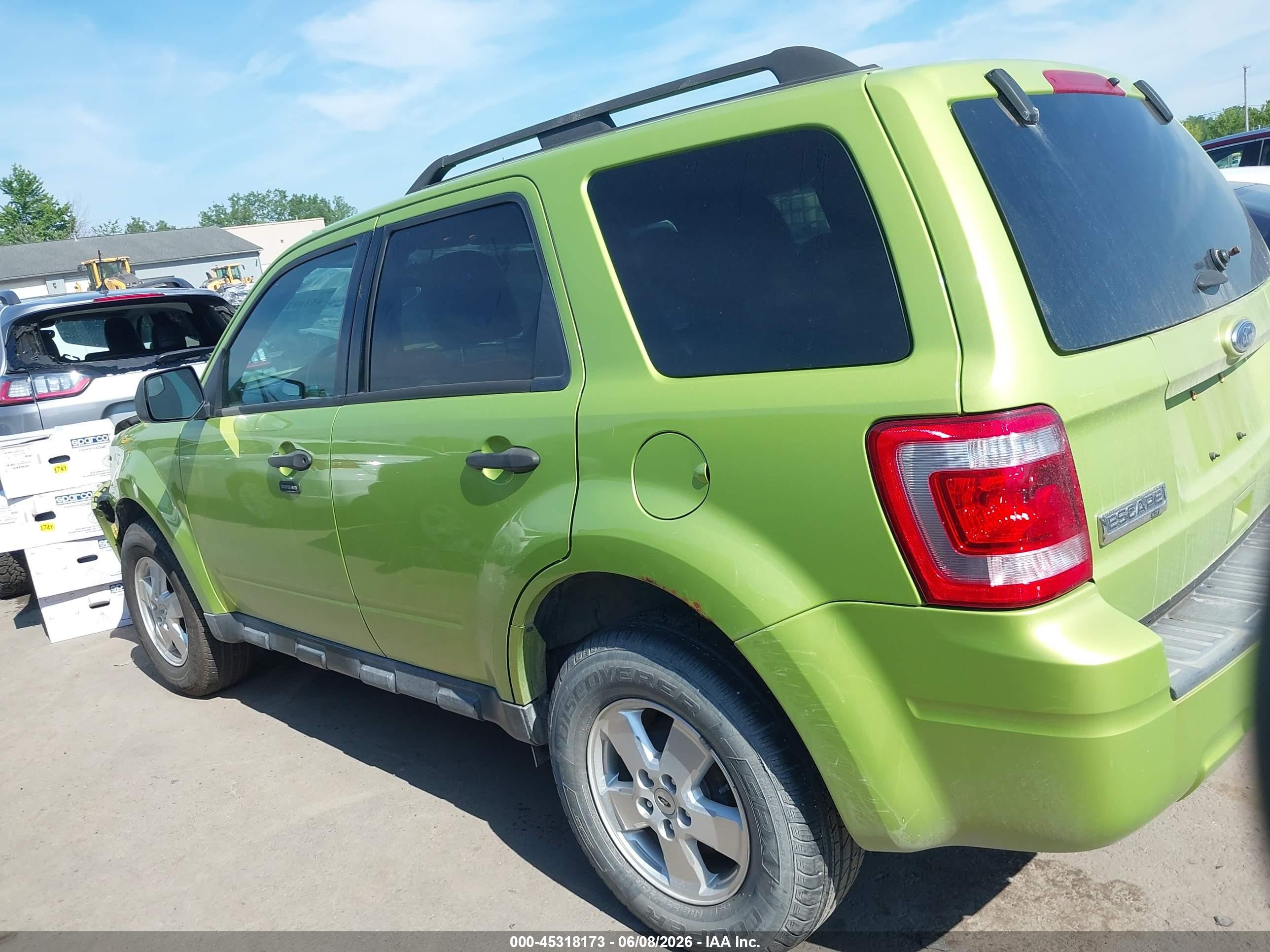 2011 Ford Escape Xlt Green vin: 1FMCU0D79BKB65069