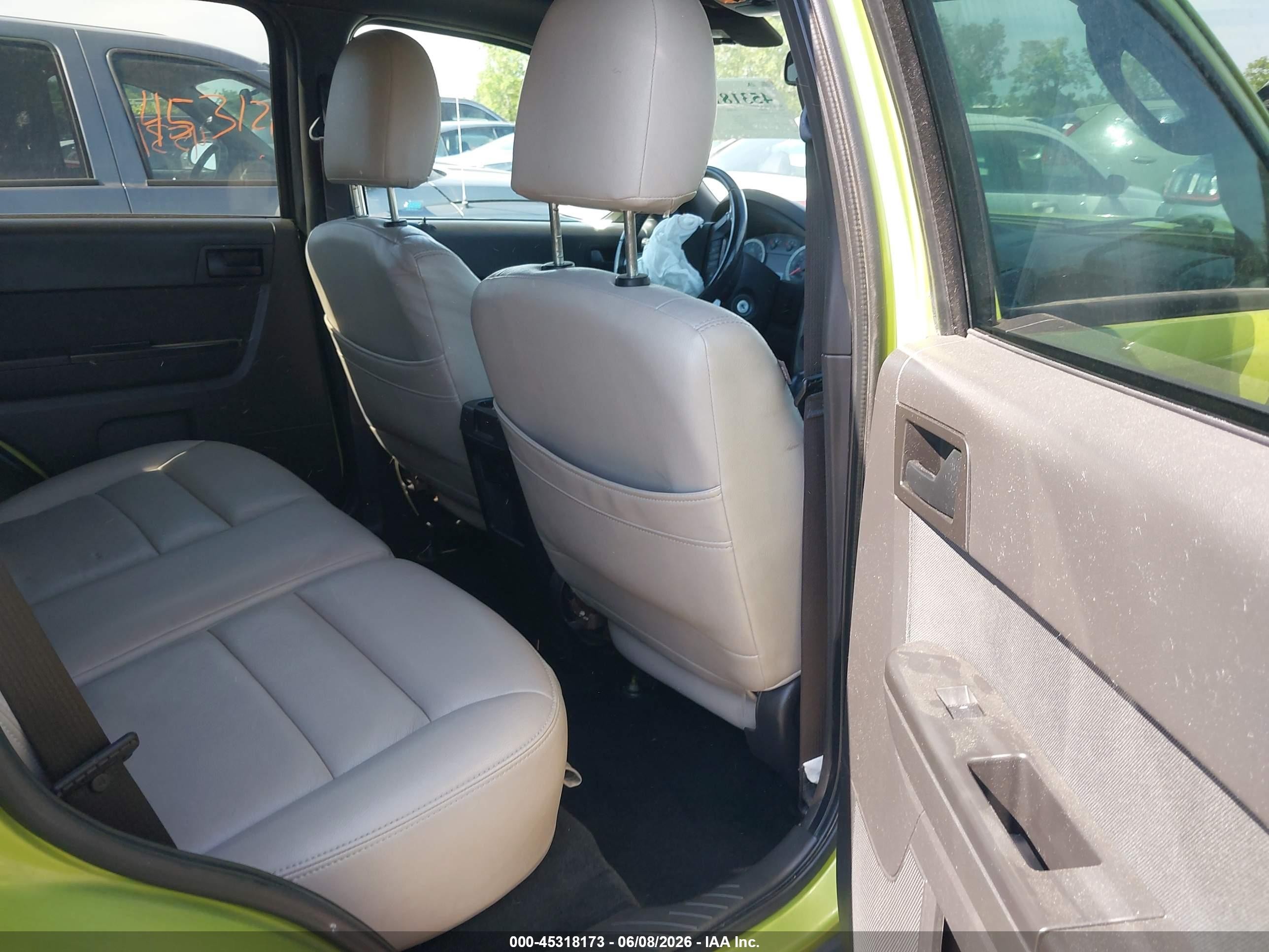 2011 Ford Escape Xlt Green vin: 1FMCU0D79BKB65069