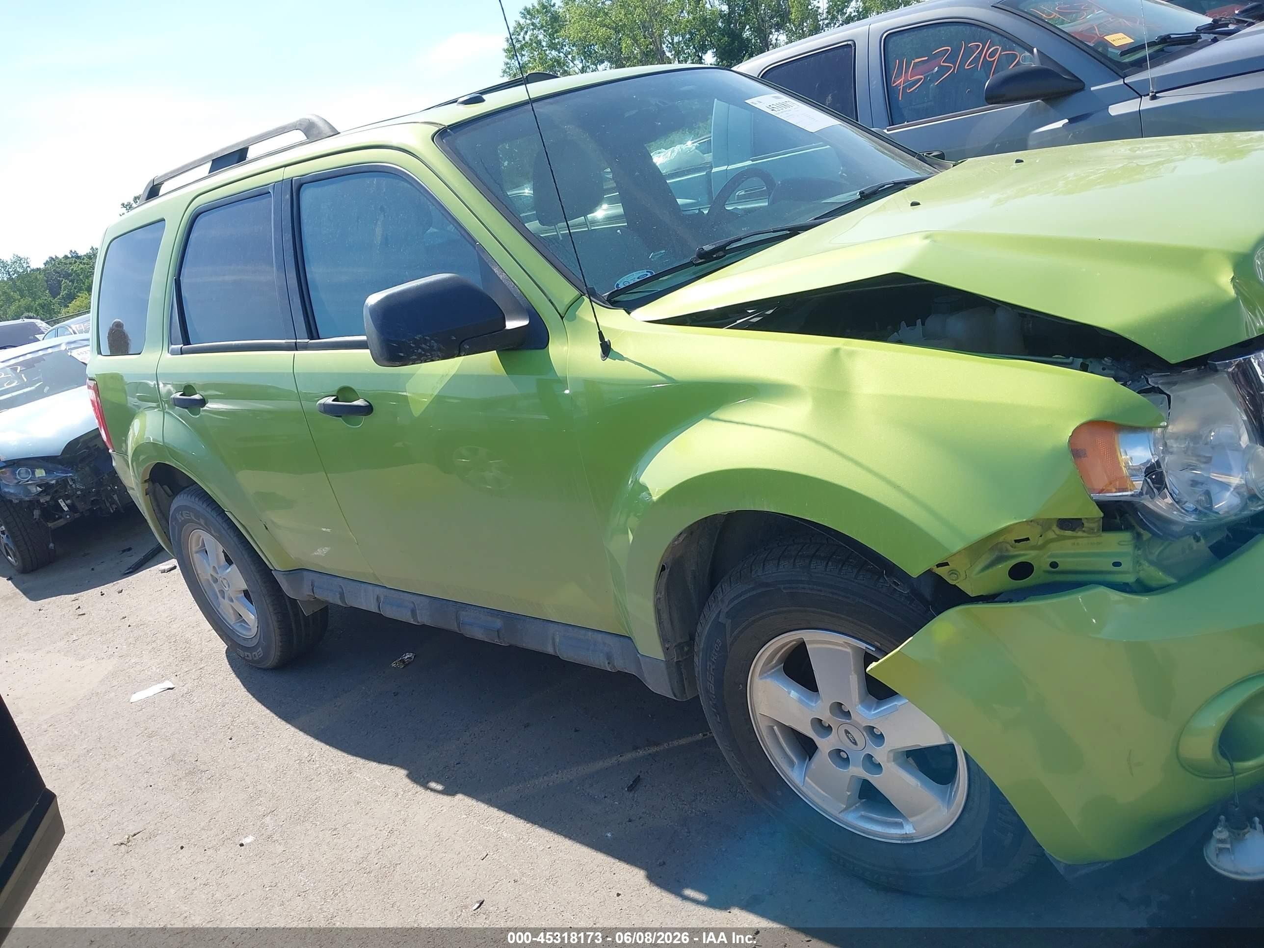2011 Ford Escape Xlt Green vin: 1FMCU0D79BKB65069