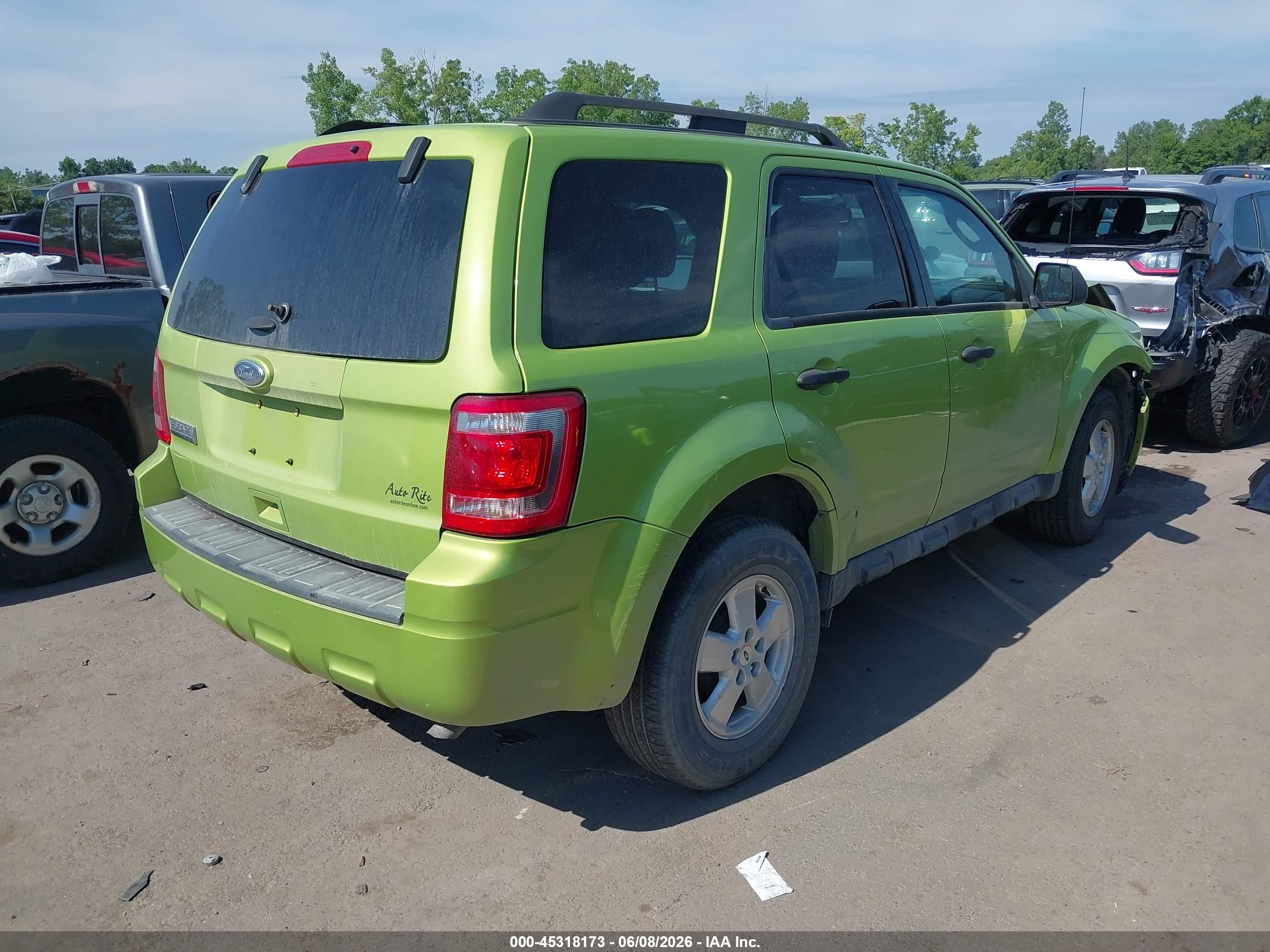 2011 Ford Escape Xlt Green vin: 1FMCU0D79BKB65069