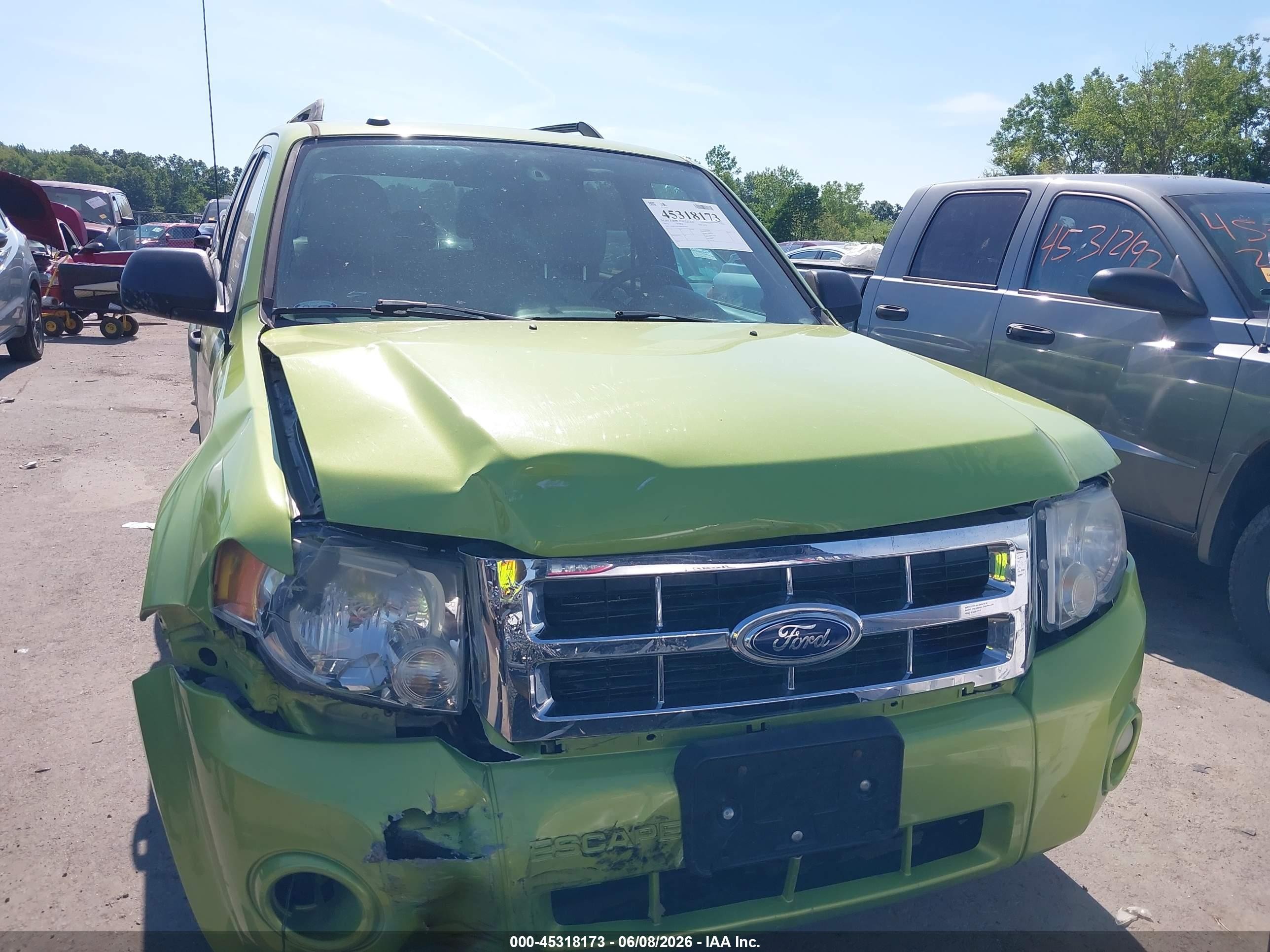 2011 Ford Escape Xlt Green vin: 1FMCU0D79BKB65069