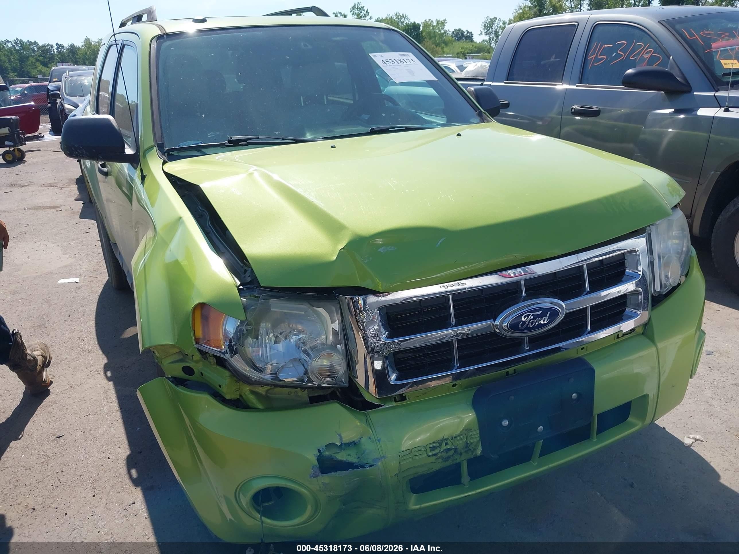 2011 Ford Escape Xlt Green vin: 1FMCU0D79BKB65069