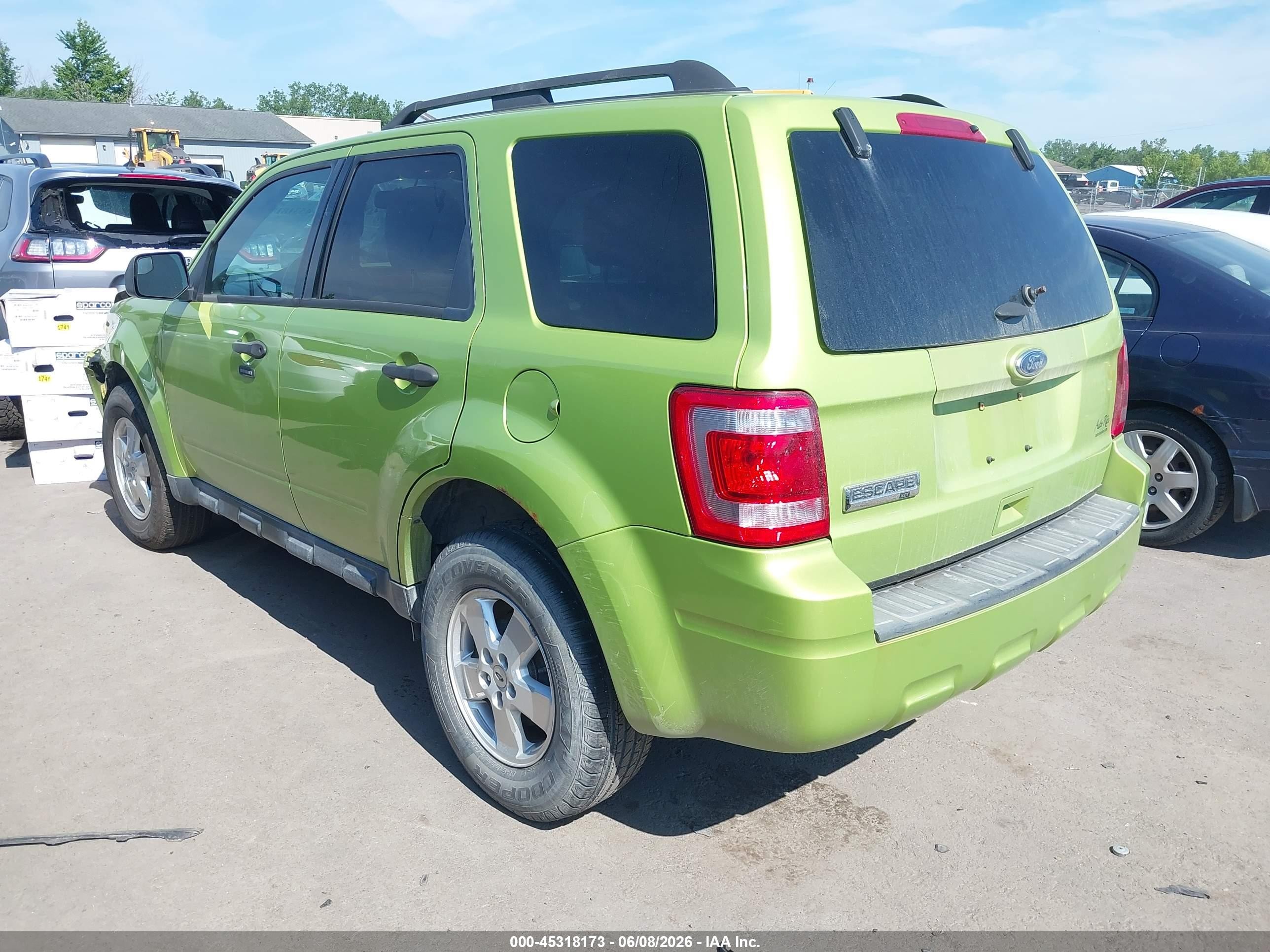 2011 Ford Escape Xlt Green vin: 1FMCU0D79BKB65069