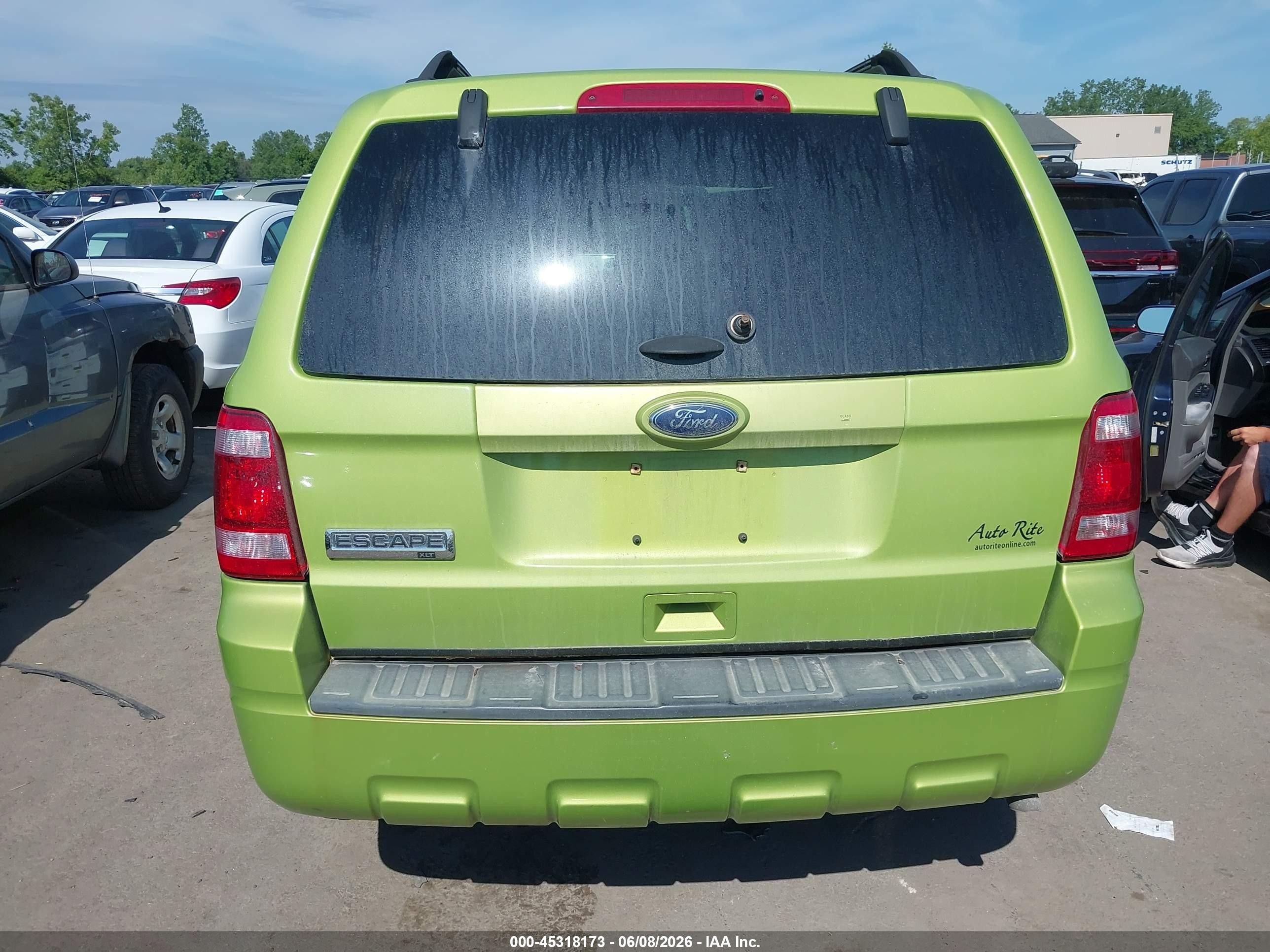 2011 Ford Escape Xlt Green vin: 1FMCU0D79BKB65069