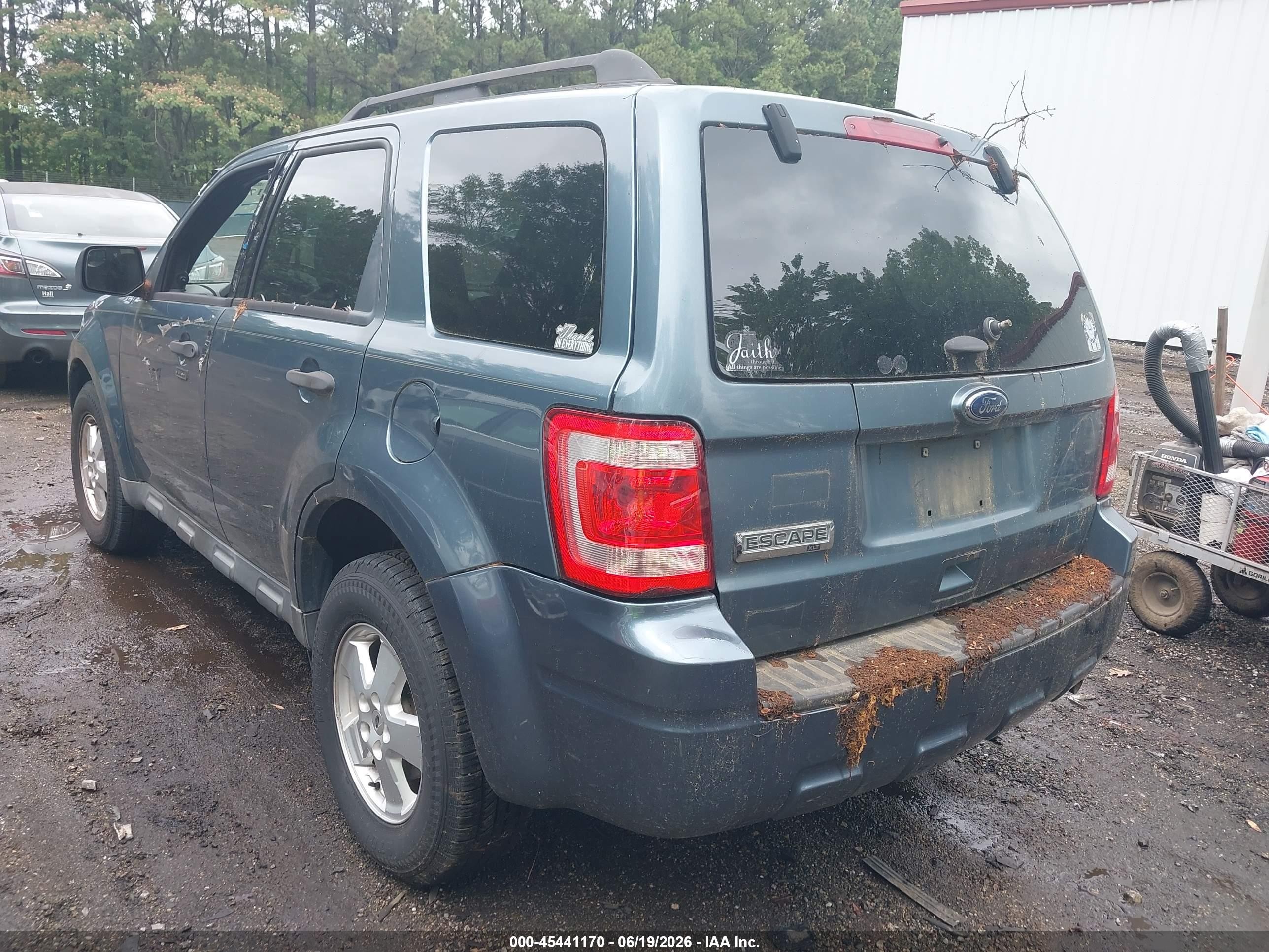 2012 Ford Escape Xlt Blue vin: 1FMCU0D79CKA20230