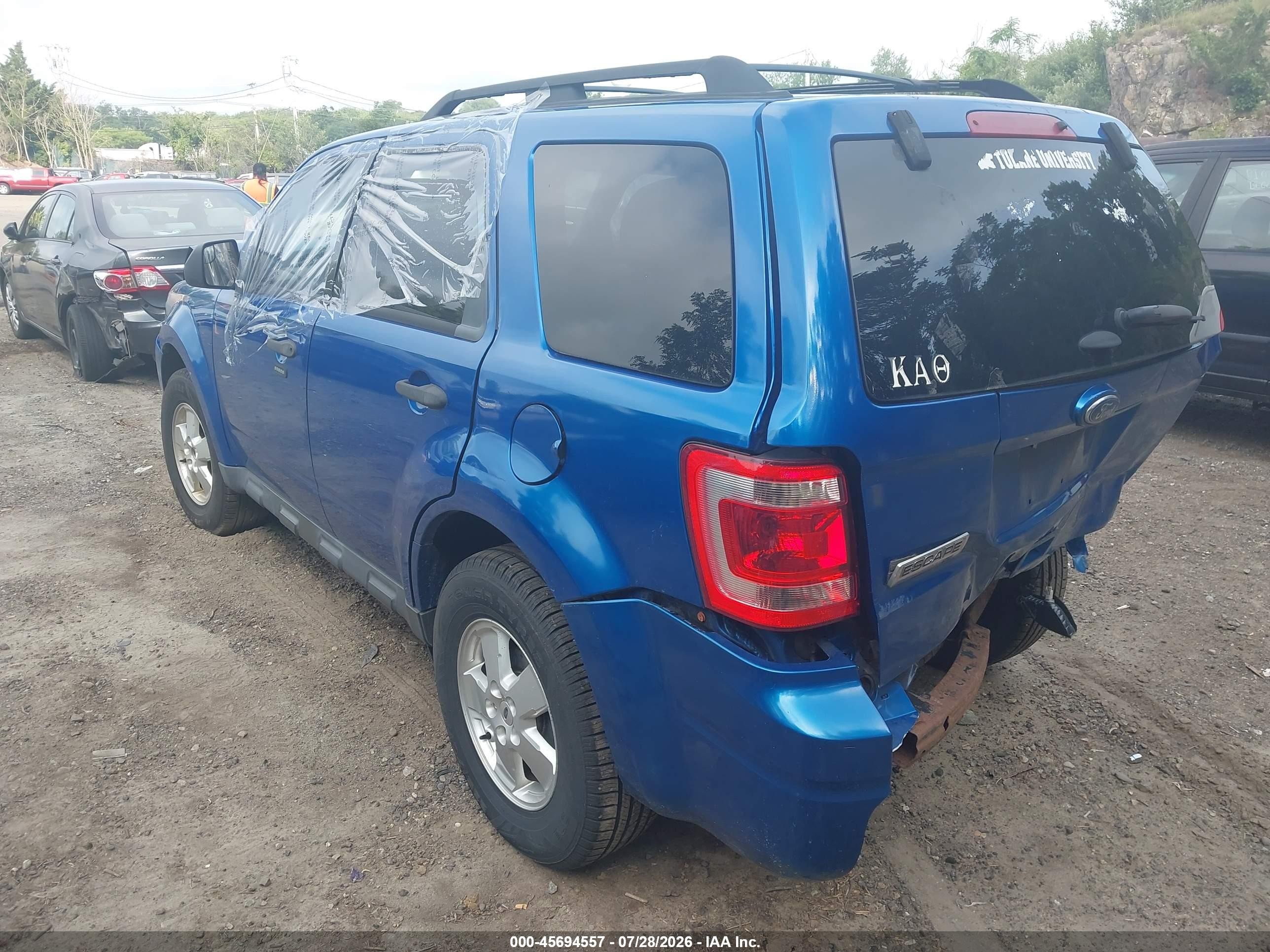 2012 Ford Escape Xlt Blue vin: 1FMCU0D79CKA97776
