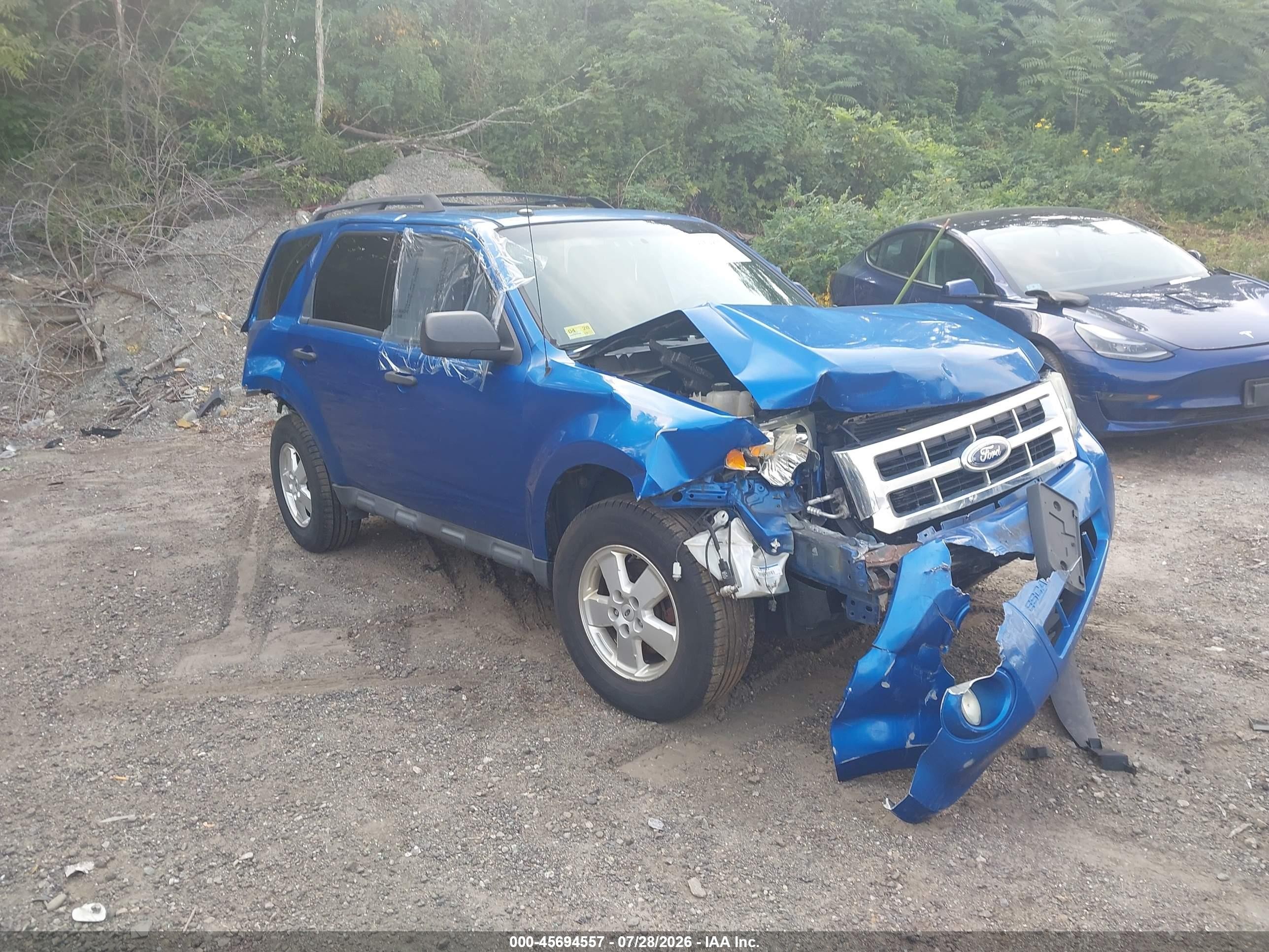 2012 Ford Escape Xlt Blue vin: 1FMCU0D79CKA97776