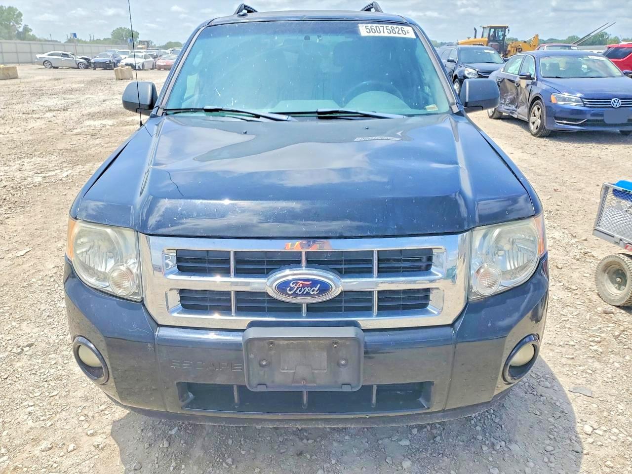 2012 Ford Escape Xlt Black vin: 1FMCU0D79CKB66689
