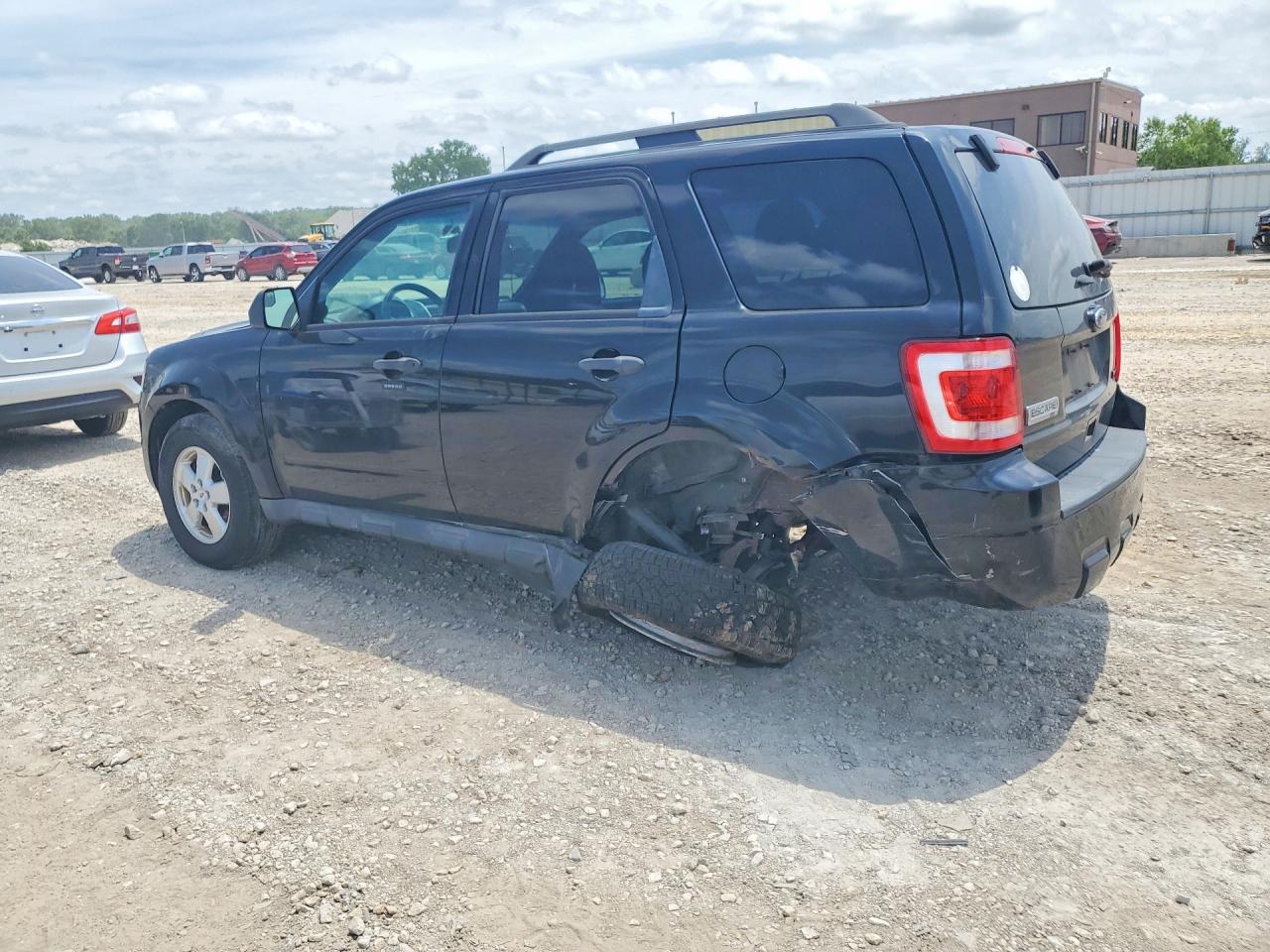 2012 Ford Escape Xlt Black vin: 1FMCU0D79CKB66689