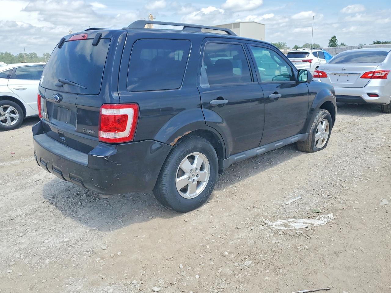 2012 Ford Escape Xlt Black vin: 1FMCU0D79CKB66689