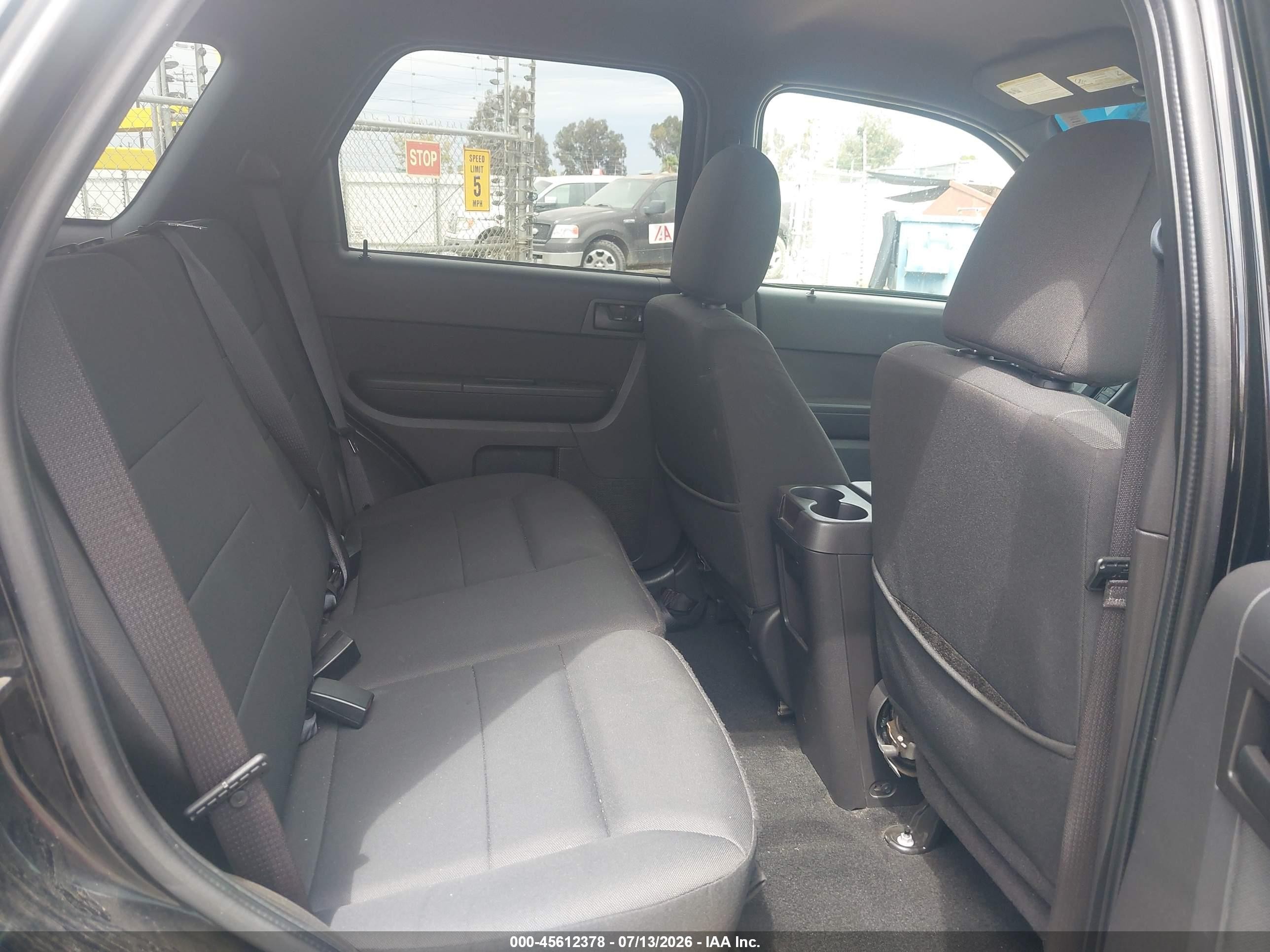 2012 Ford Escape Xlt Black vin: 1FMCU0D79CKC46185