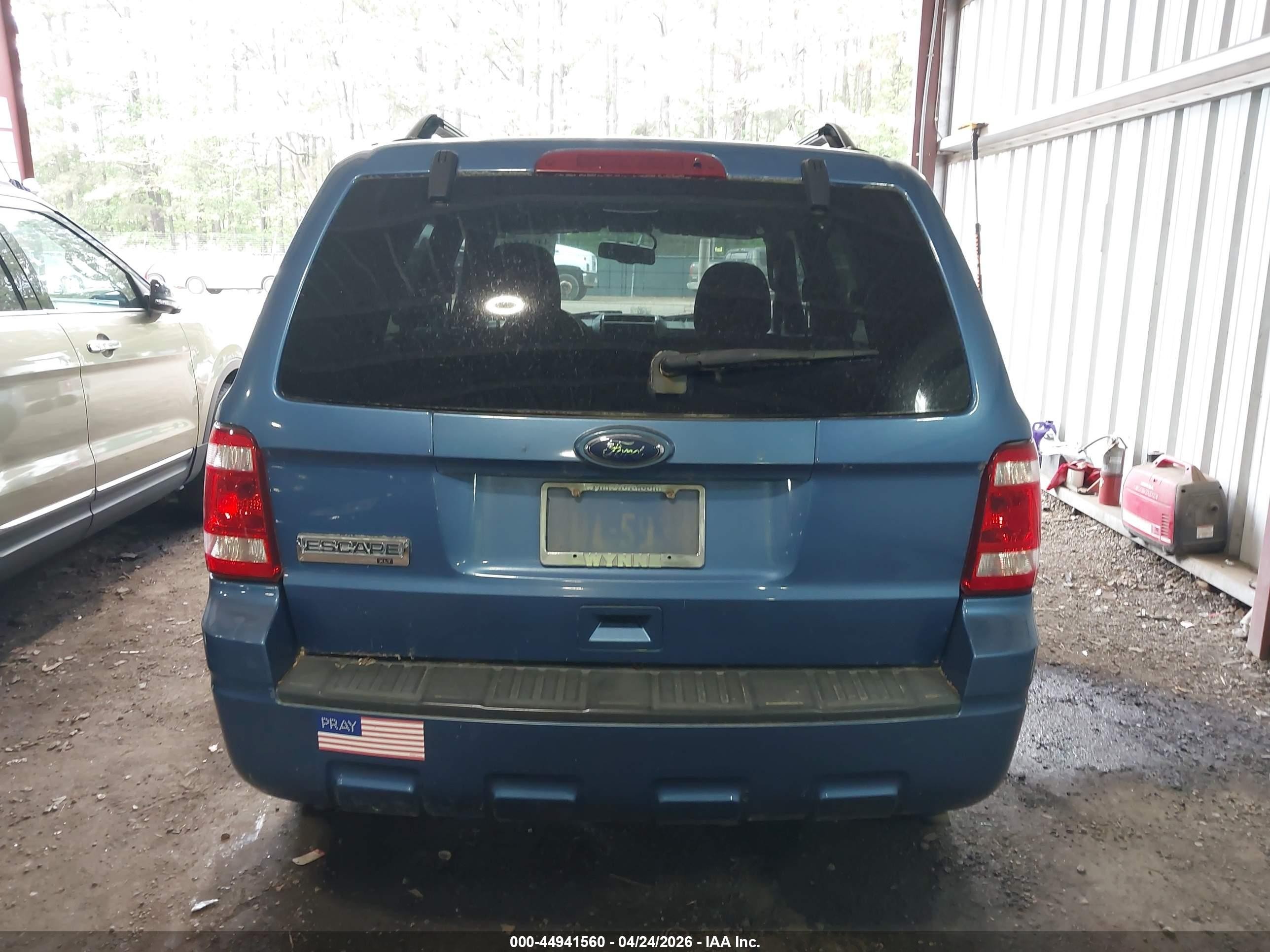 2010 Ford Escape Xlt Blue vin: 1FMCU0D7XAKA04860