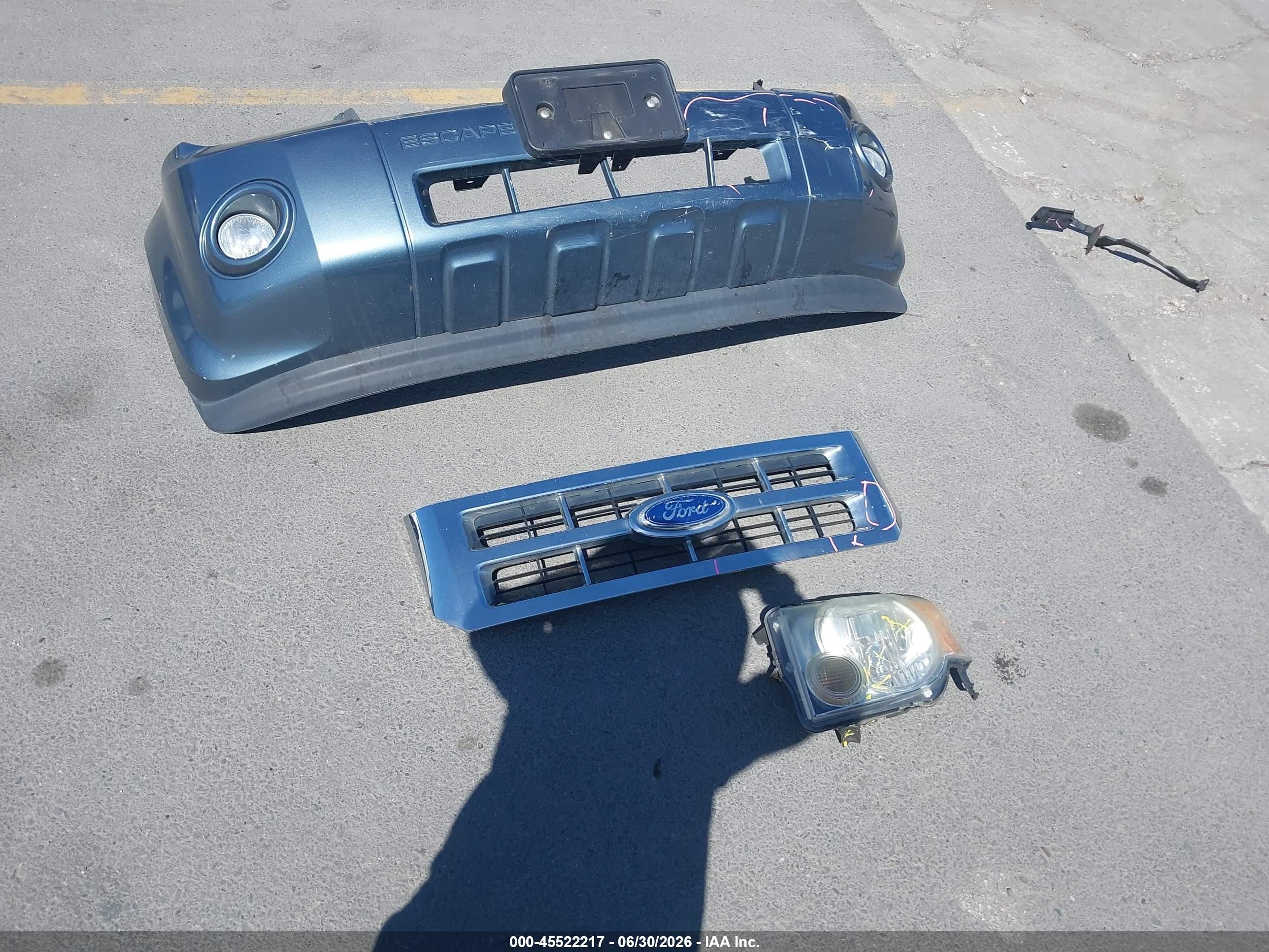 2010 Ford Escape Xlt Blue vin: 1FMCU0D7XAKB00889