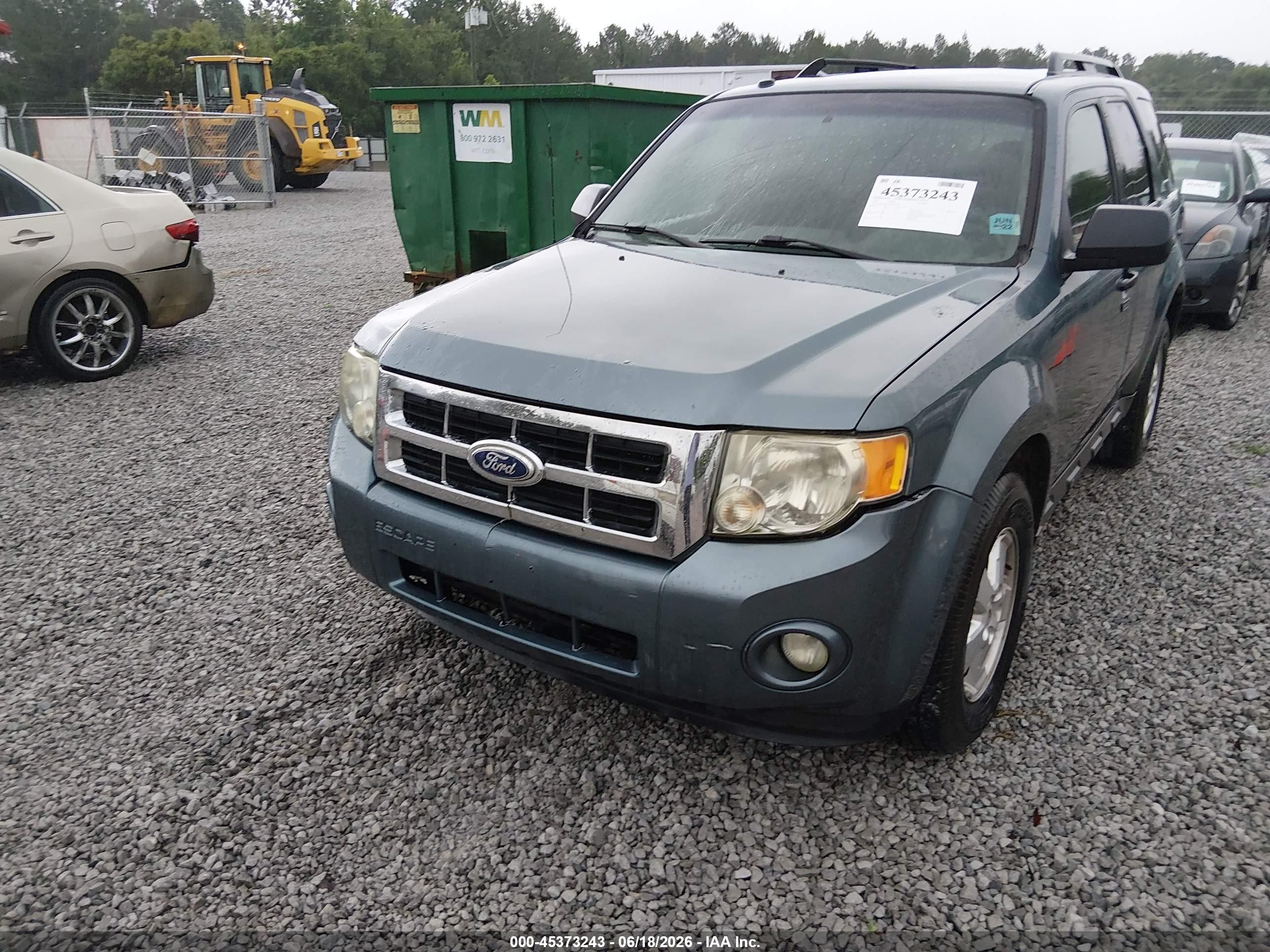 2010 Ford Escape Xlt Blue vin: 1FMCU0D7XAKB27946